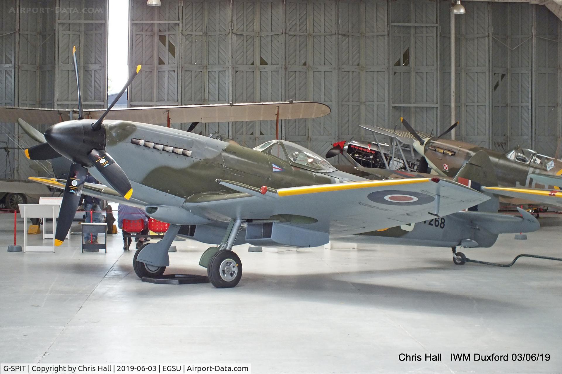 G-SPIT, 1944 Supermarine 379 Spitfire FR.XIV C/N 6S/649205, IWM Duxford
