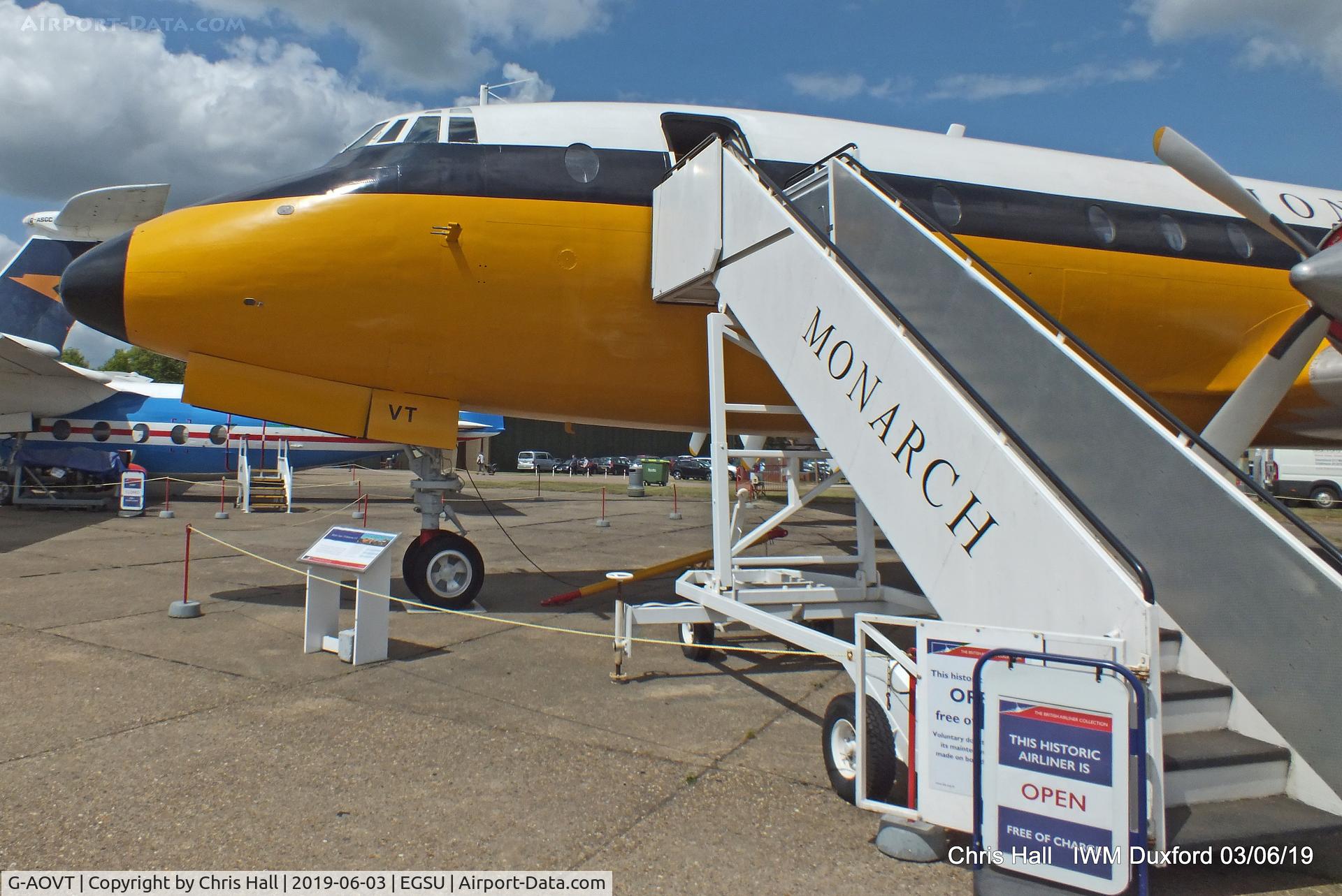 G-AOVT, 1958 Bristol 175 Britannia 312 C/N 13427, IWM Duxford