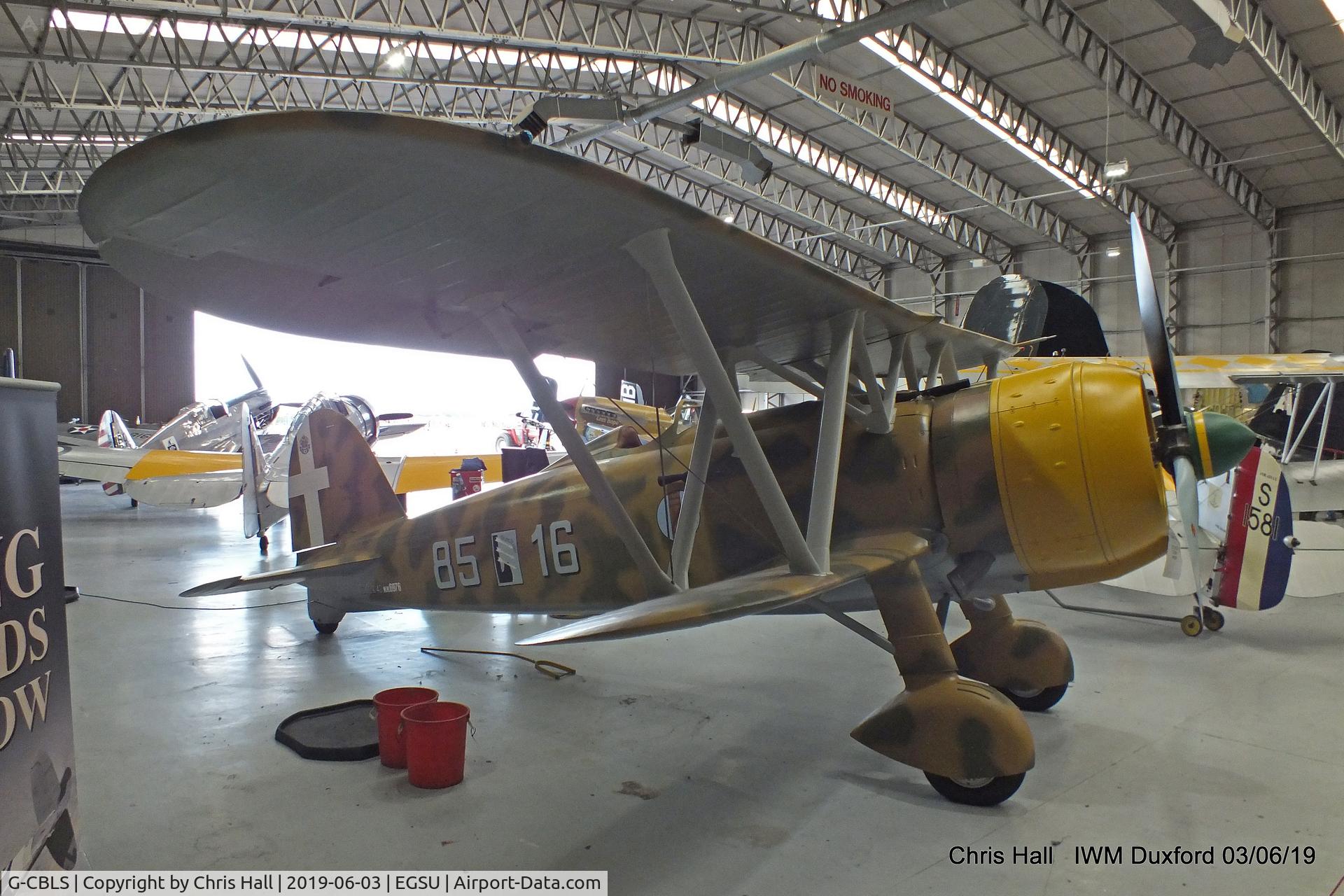 G-CBLS, 1941 Fiat CR.42 Falco C/N 920, IWM Duxford