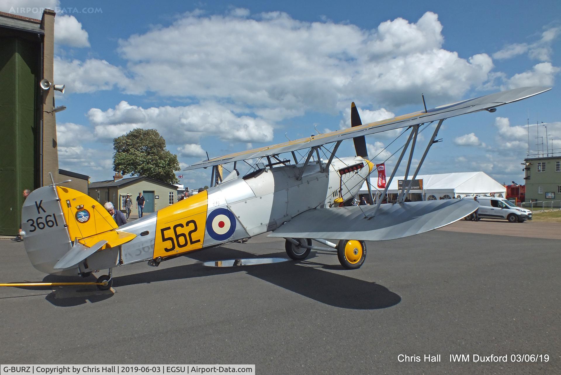 G-BURZ, 1934 Hawker Nimrod II C/N 41H-59890, IWM Duxford