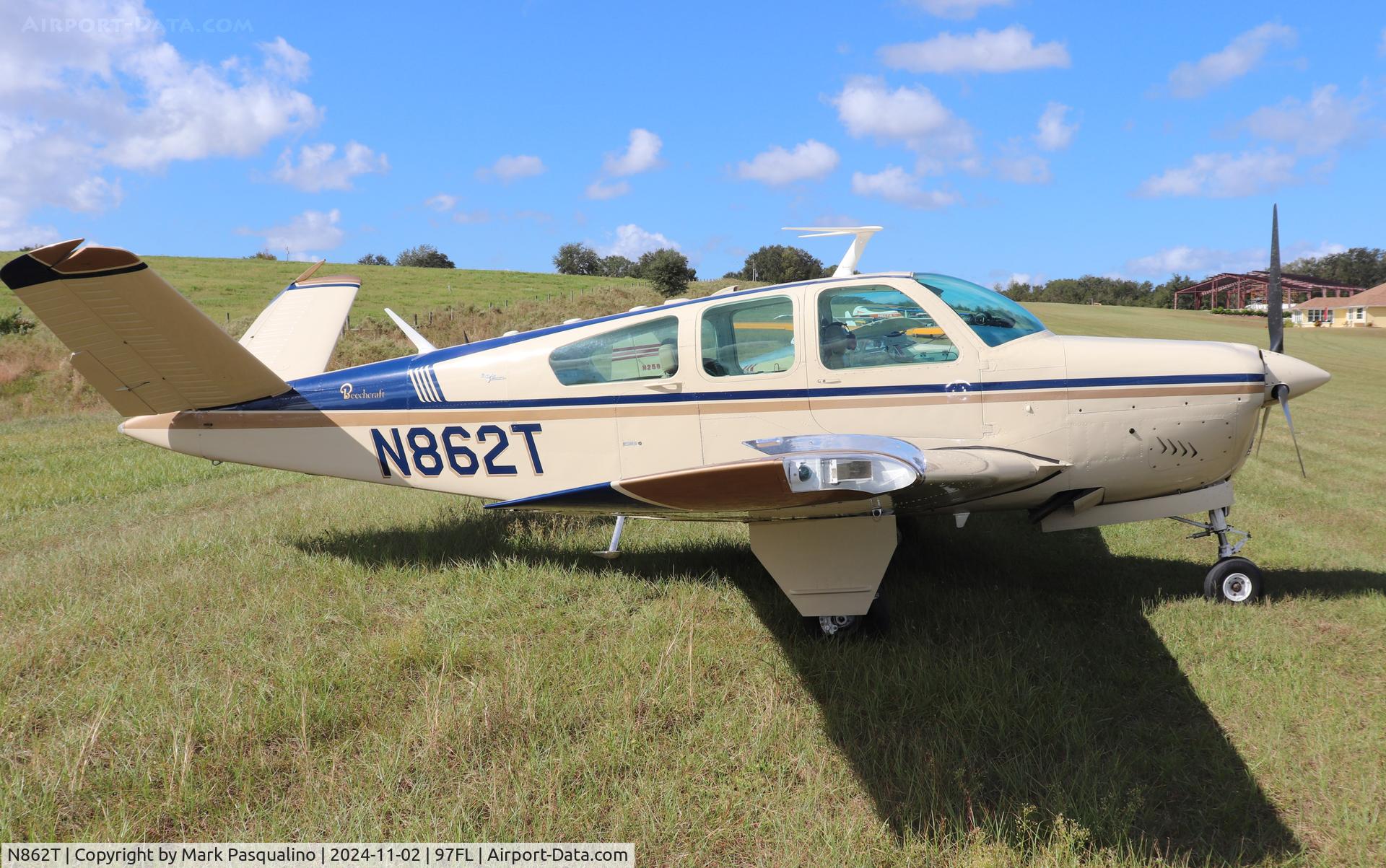 N862T, 1964 Beech S35 Bonanza C/N D-7524, Beech S35