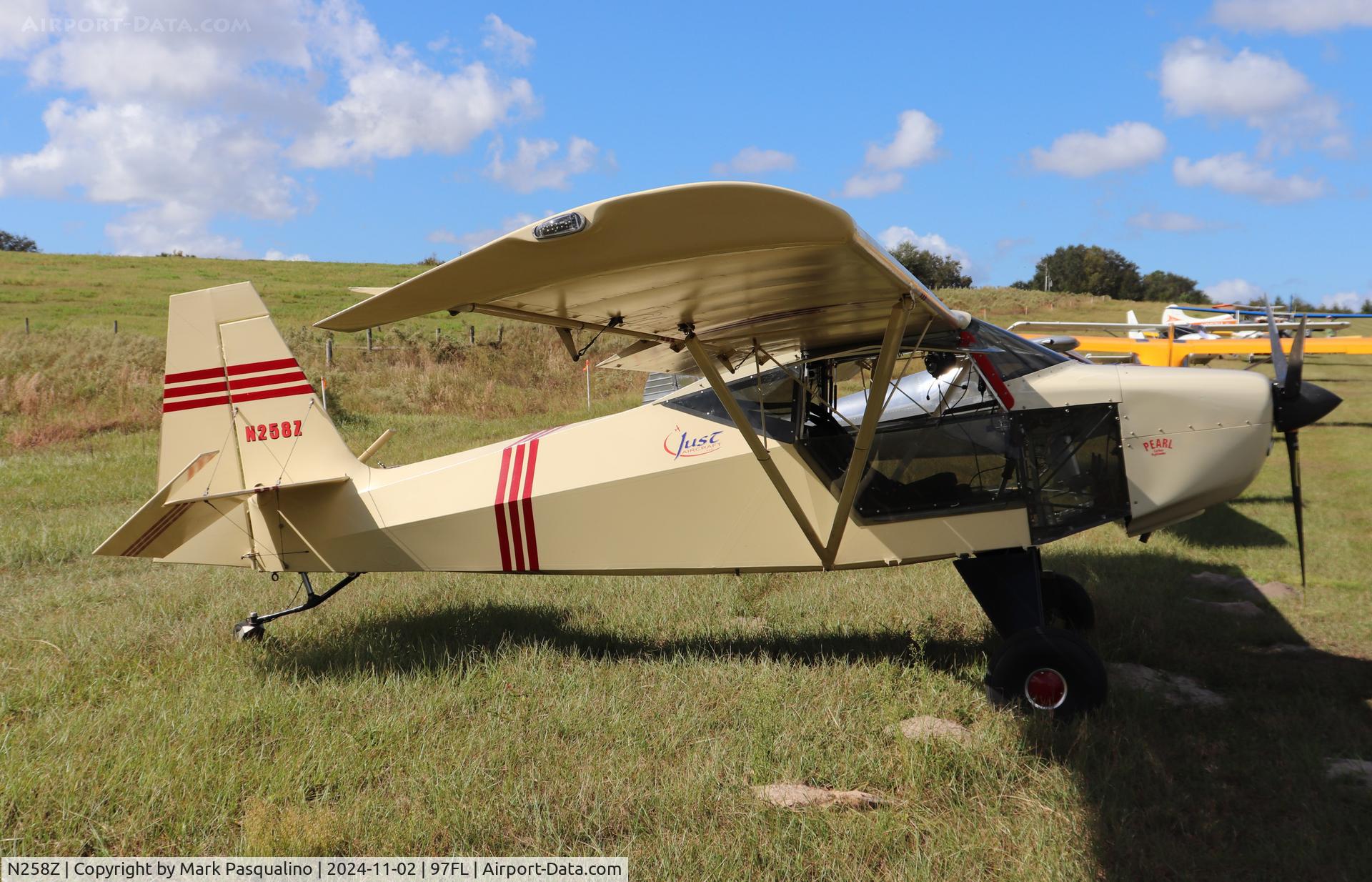 N258Z, 2020 Just Aircraft Highlander C/N JA525-08-18, Just Aircraft Highlander