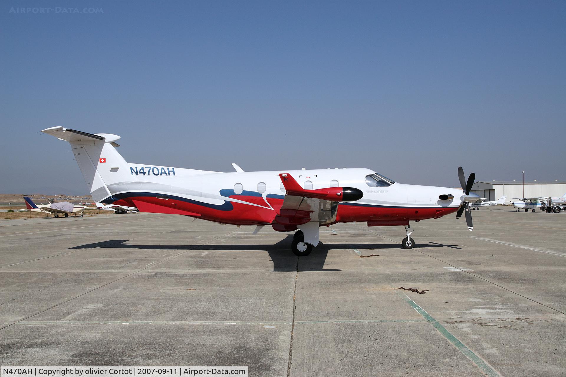 N470AH, 2002 Pilatus PC-12/45 C/N 470, Hollister, 2007