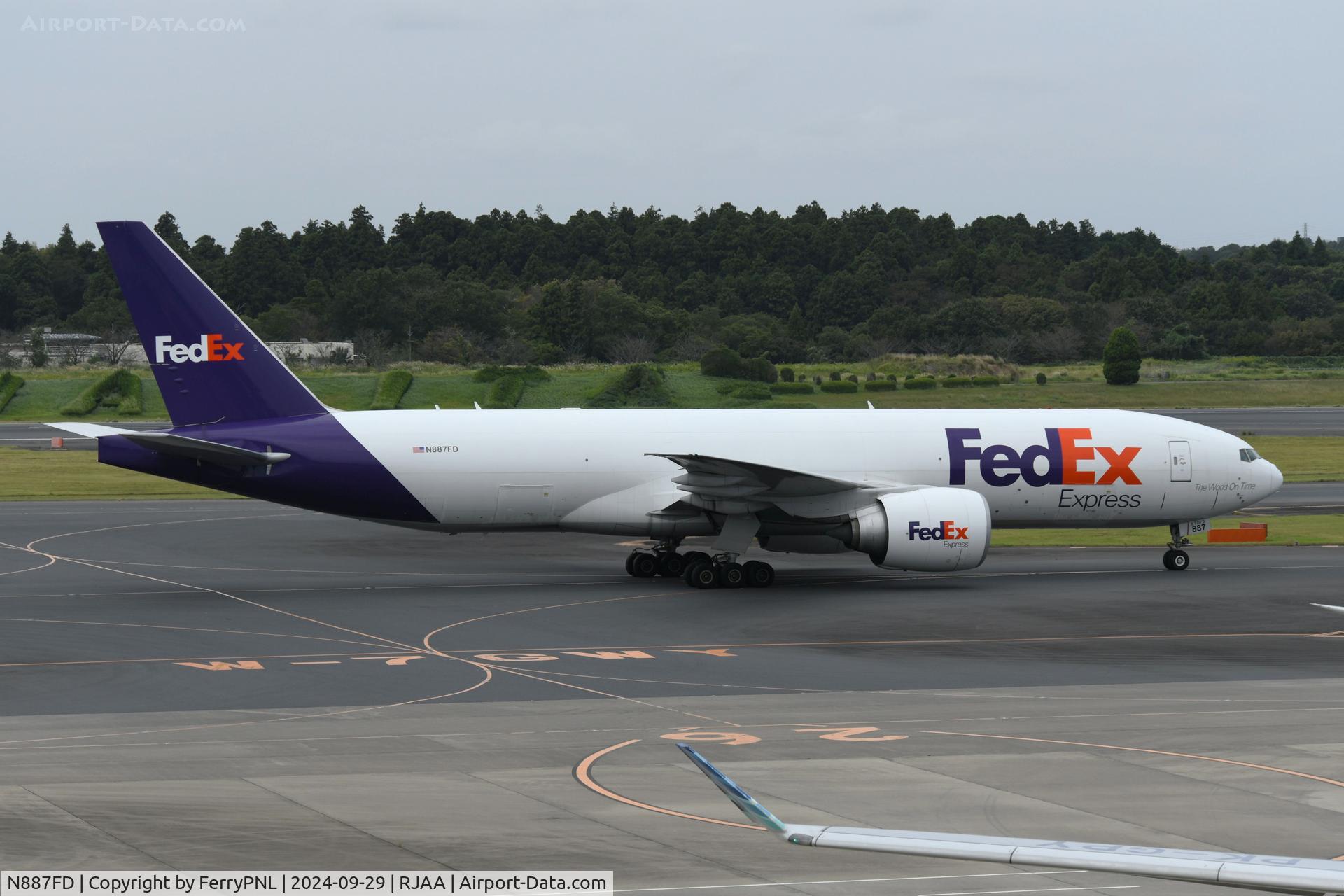 N887FD, 2012 Boeing 777-F6N C/N 41066, Arrival of Fedex B772F