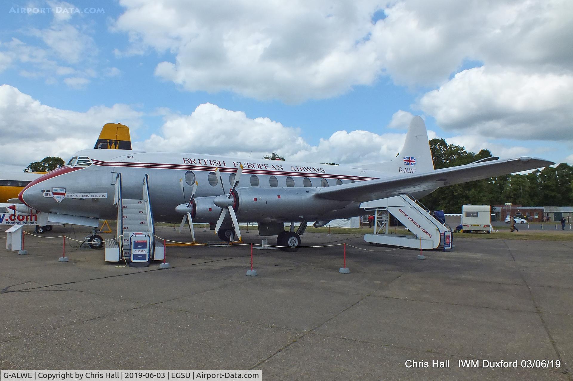 G-ALWE, 1952 Vickers Viscount 701 C/N 4, IWM Duxford
