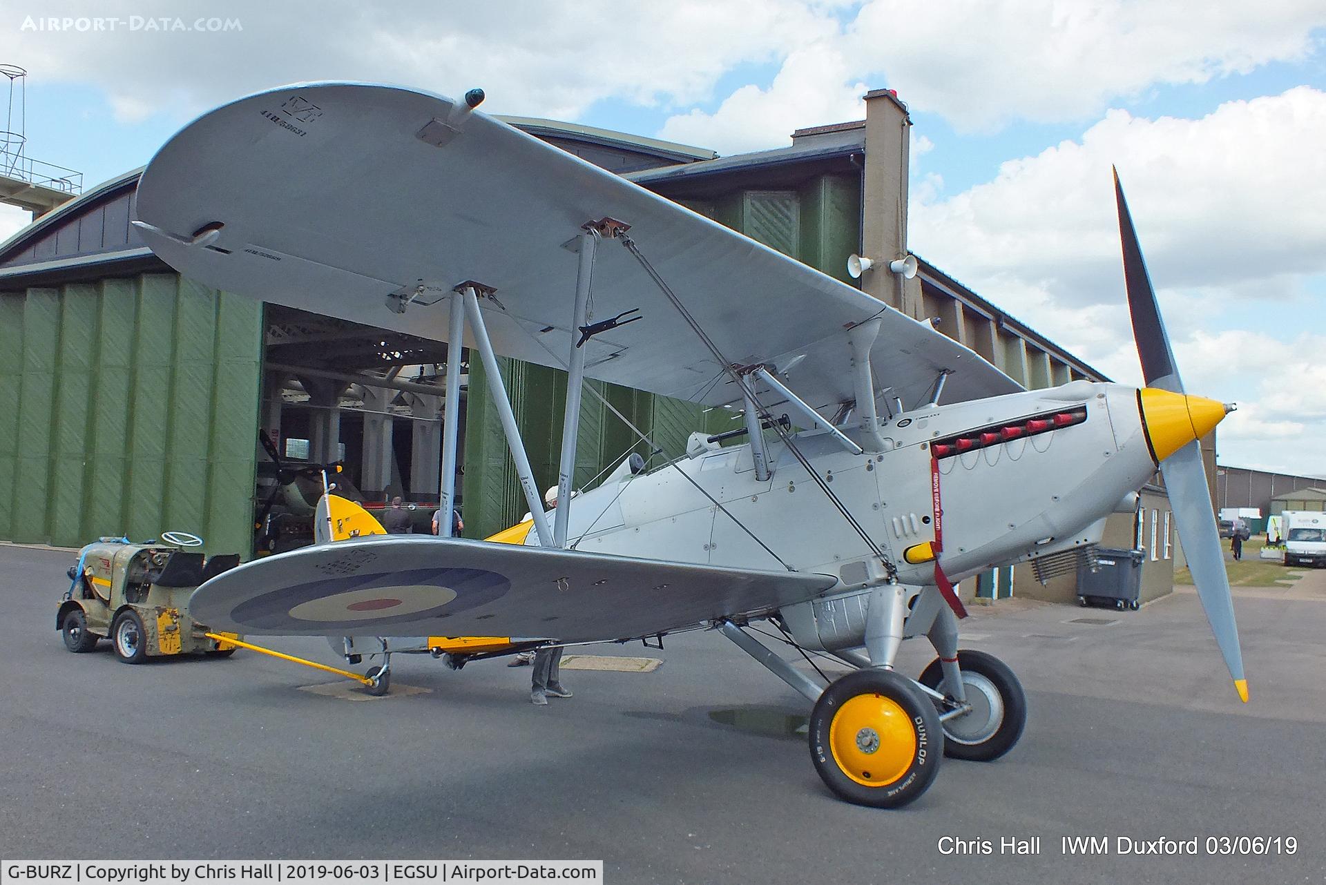 G-BURZ, 1934 Hawker Nimrod II C/N 41H-59890, IWM Duxford