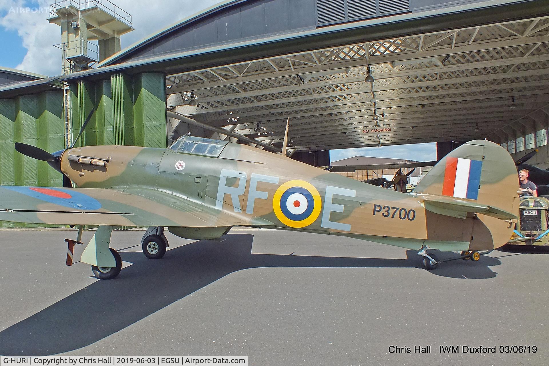 G-HURI, 1942 Hawker (CCF) Hurricane Mk12A C/N 72036, IWM Duxford