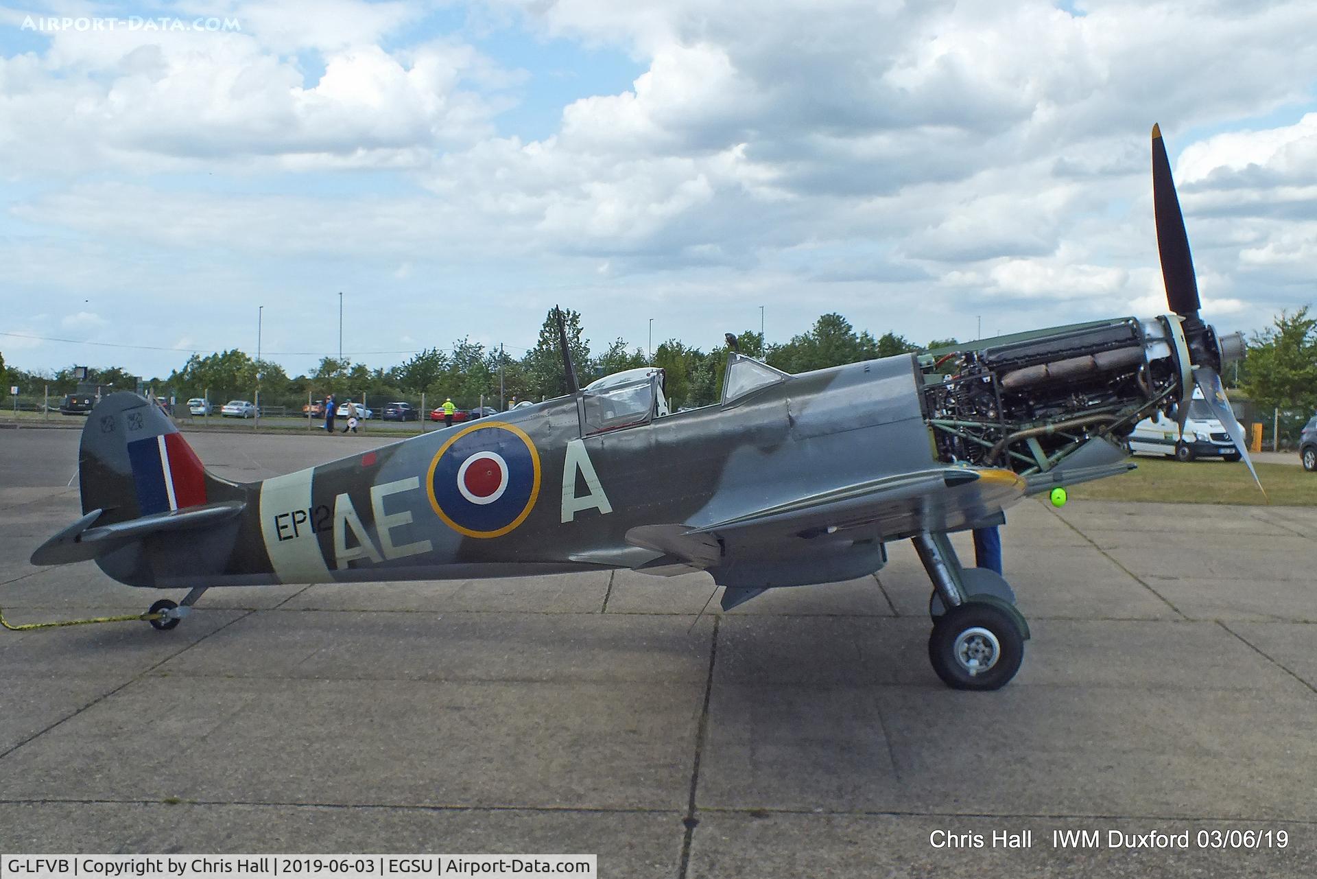 G-LFVB, 1942 Supermarine 349 Spitfire LF.Vb C/N CBAF.2403, IWM Duxford