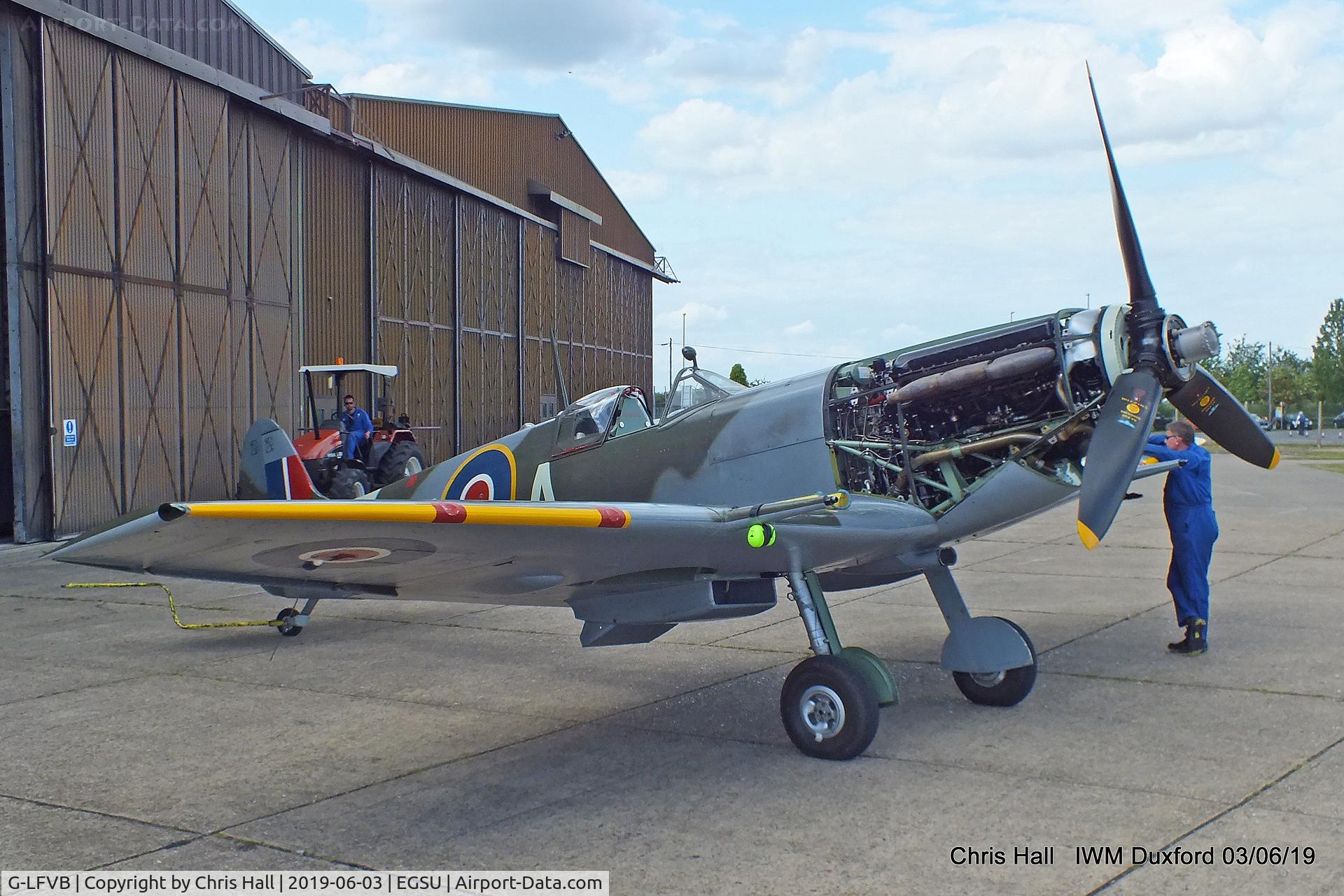 G-LFVB, 1942 Supermarine 349 Spitfire LF.Vb C/N CBAF.2403, IWM Duxford