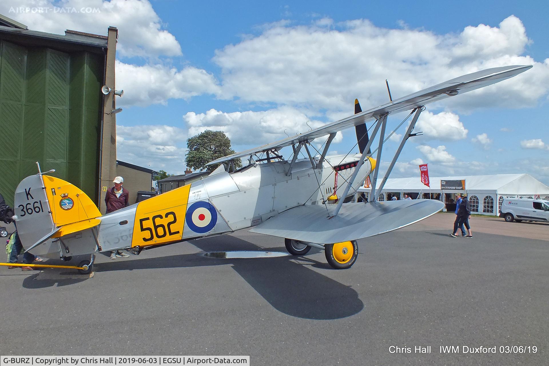 G-BURZ, 1934 Hawker Nimrod II C/N 41H-59890, IWM Duxford