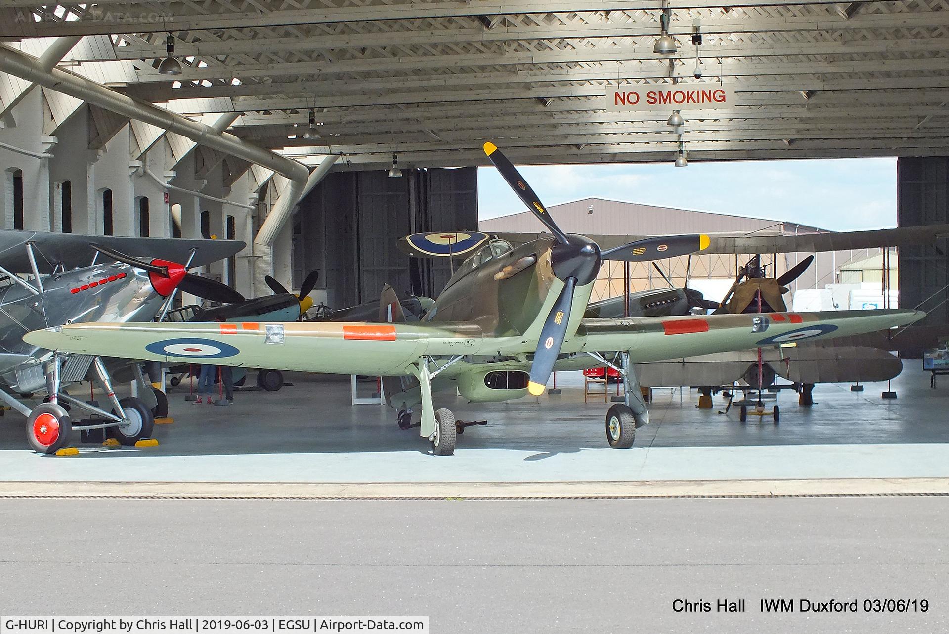 G-HURI, 1942 Hawker (CCF) Hurricane Mk12A C/N 72036, IWM Duxford