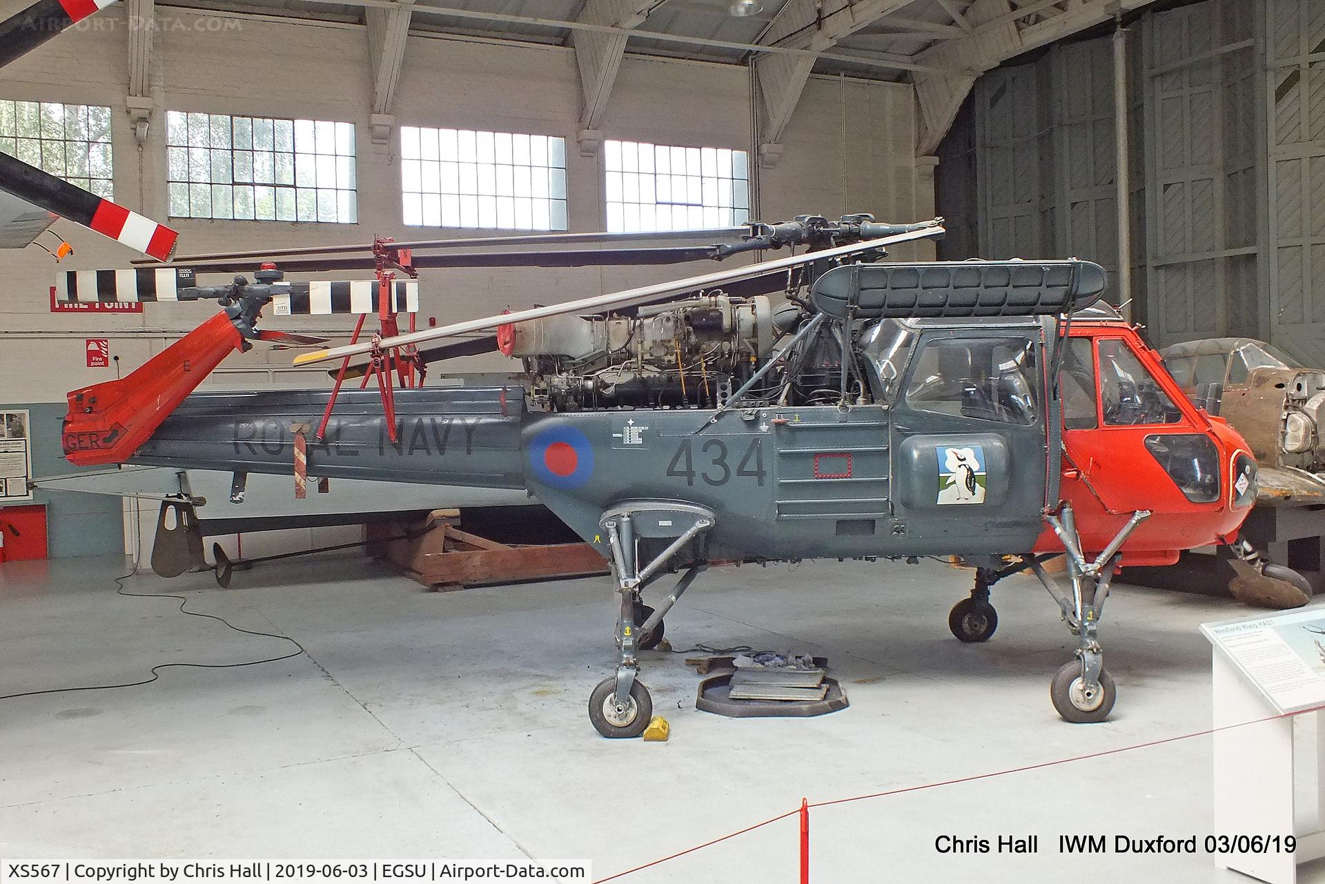 XS567, 1964 Westland Wasp HAS.1 C/N F9578, IWM Duxford