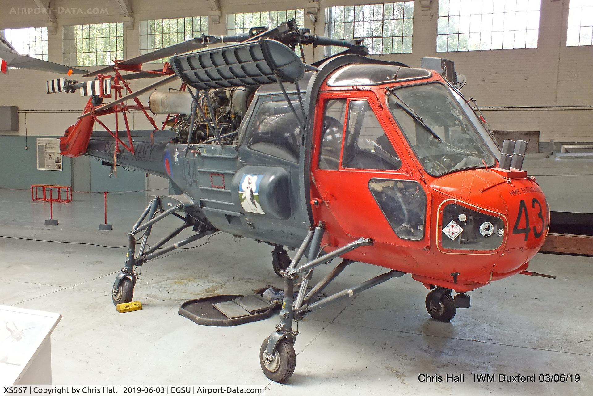 XS567, 1964 Westland Wasp HAS.1 C/N F9578, IWM Duxford