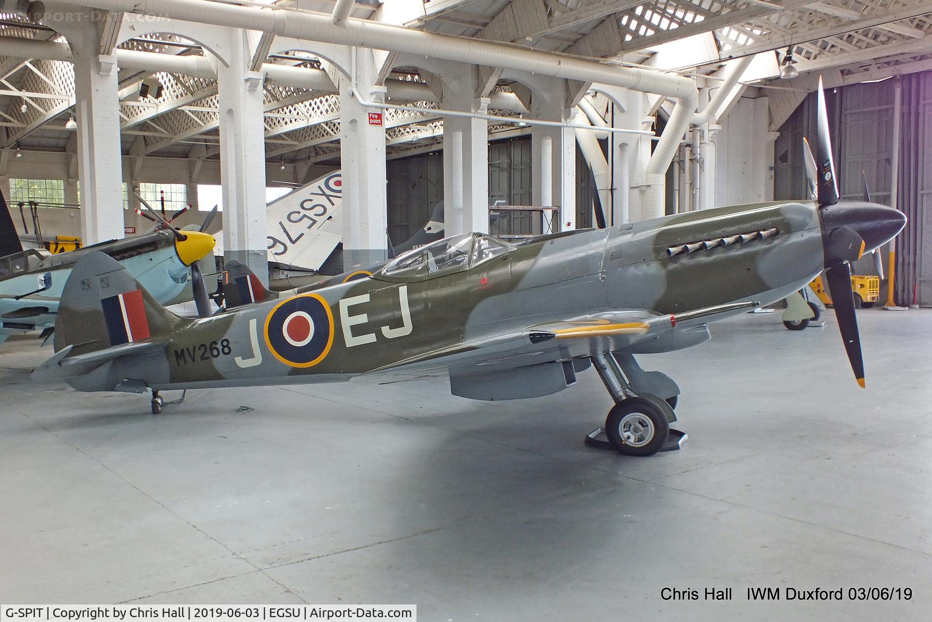 G-SPIT, 1944 Supermarine 379 Spitfire FR.XIV C/N 6S/649205, IWM Duxford