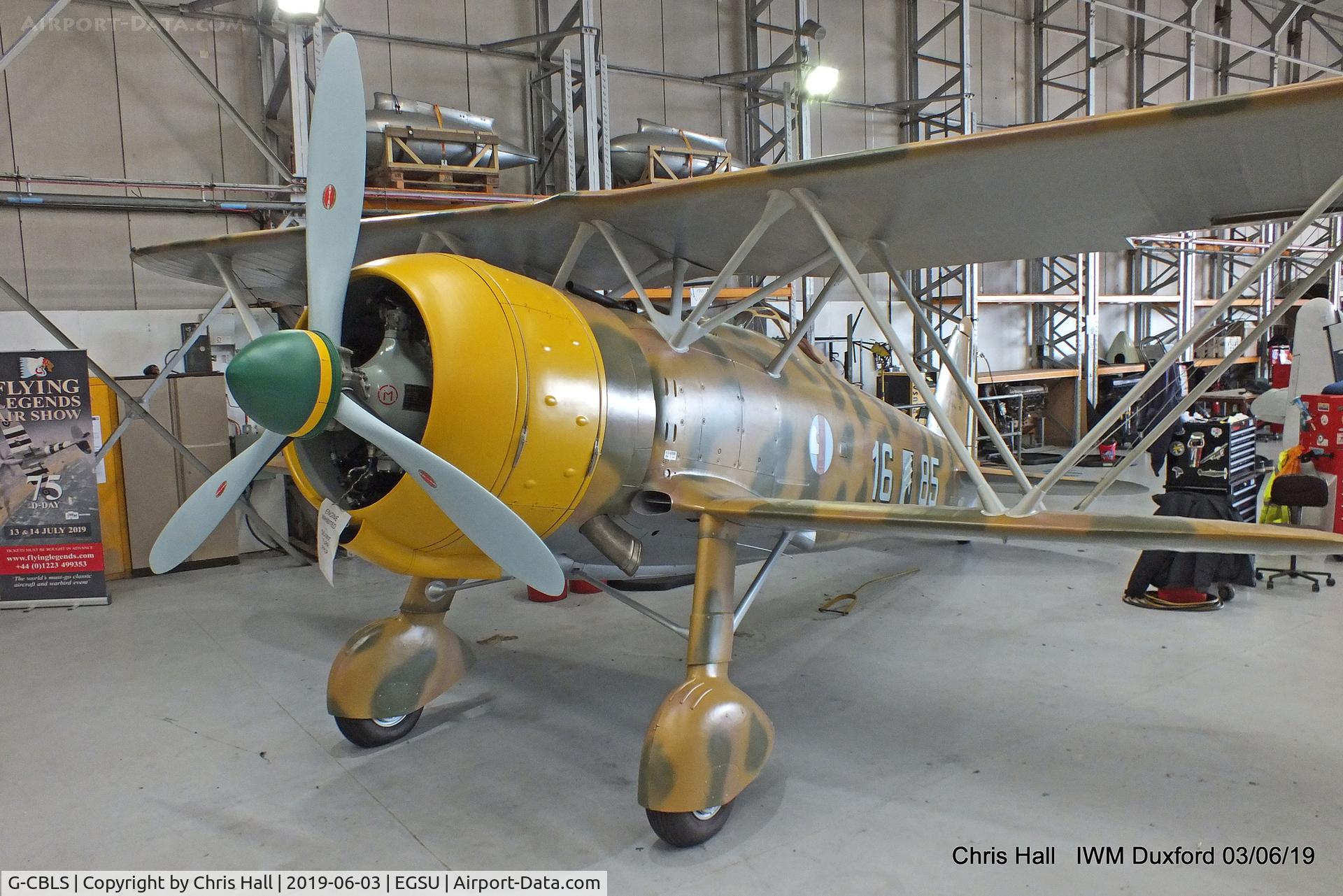 G-CBLS, 1941 Fiat CR.42 Falco C/N 920, IWM Duxford