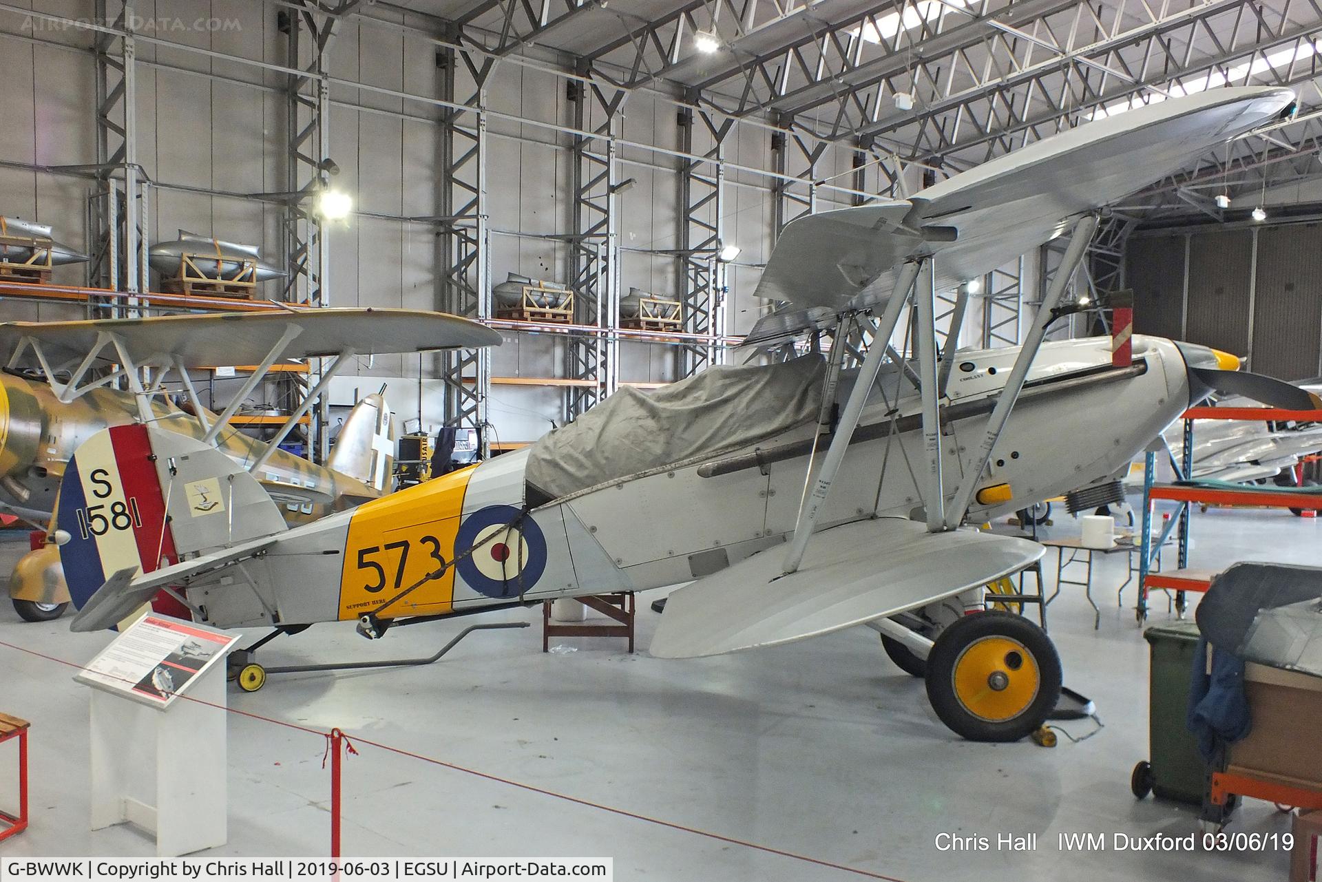 G-BWWK, 1932 Hawker Nimrod I C/N 41H-43617, IWM Duxford