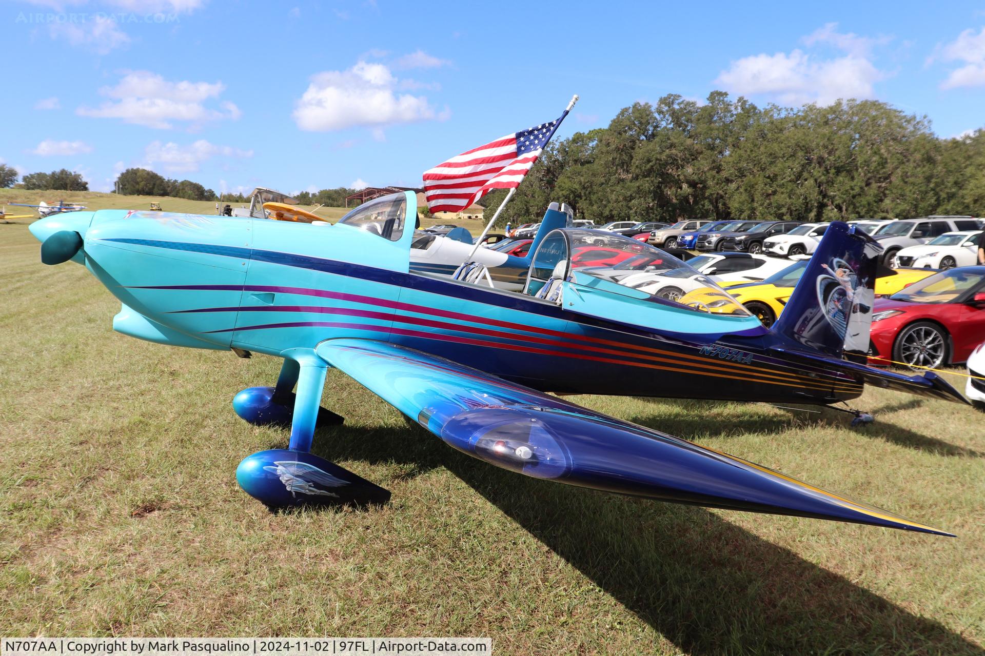 N707AA, 2012 Vans RV-8 C/N 80481, Vans RV-8