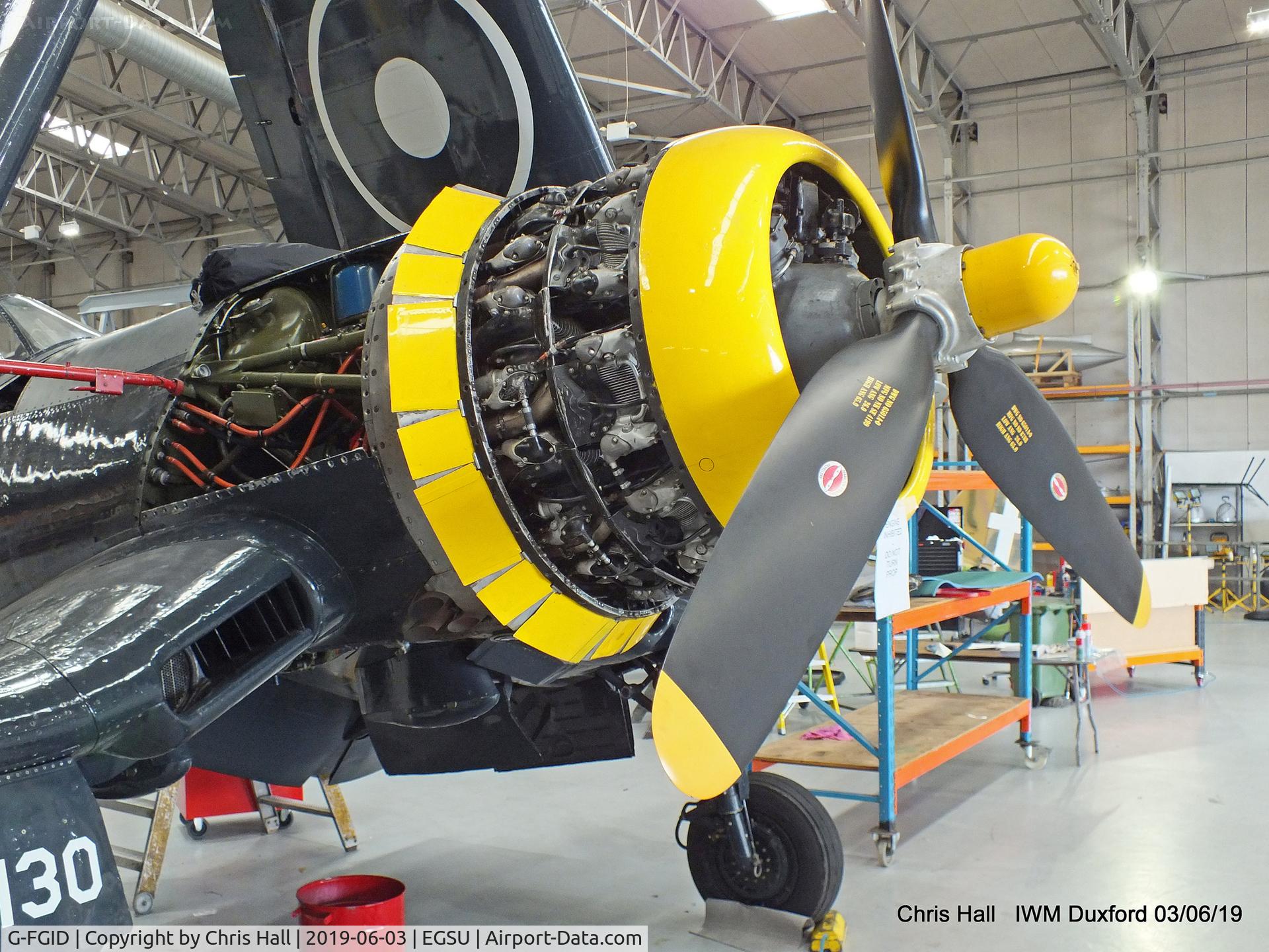 G-FGID, 1945 Goodyear FG-1D Corsair C/N 3111, IWM Duxford