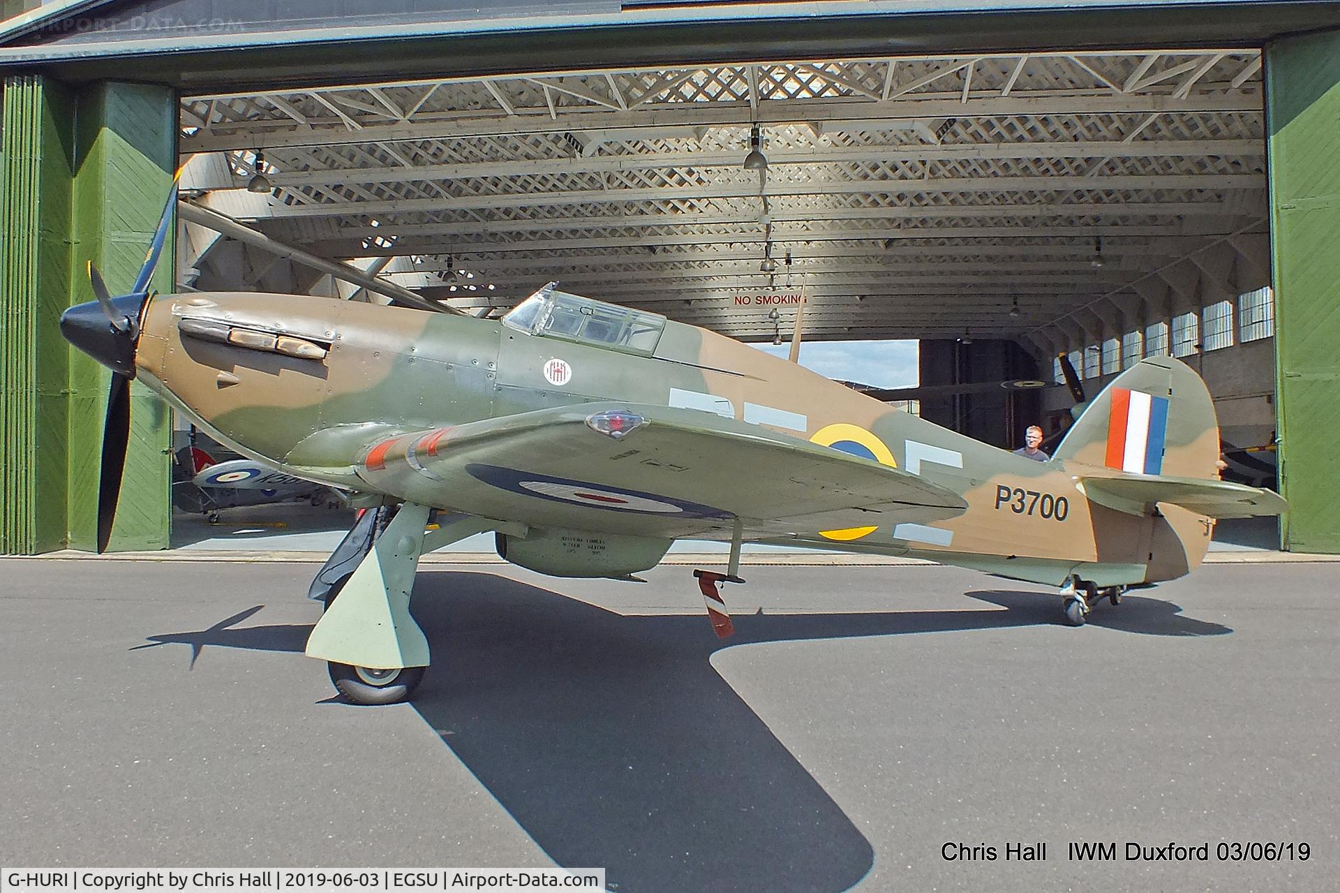 G-HURI, 1942 Hawker (CCF) Hurricane Mk12A C/N 72036, IWM Duxford