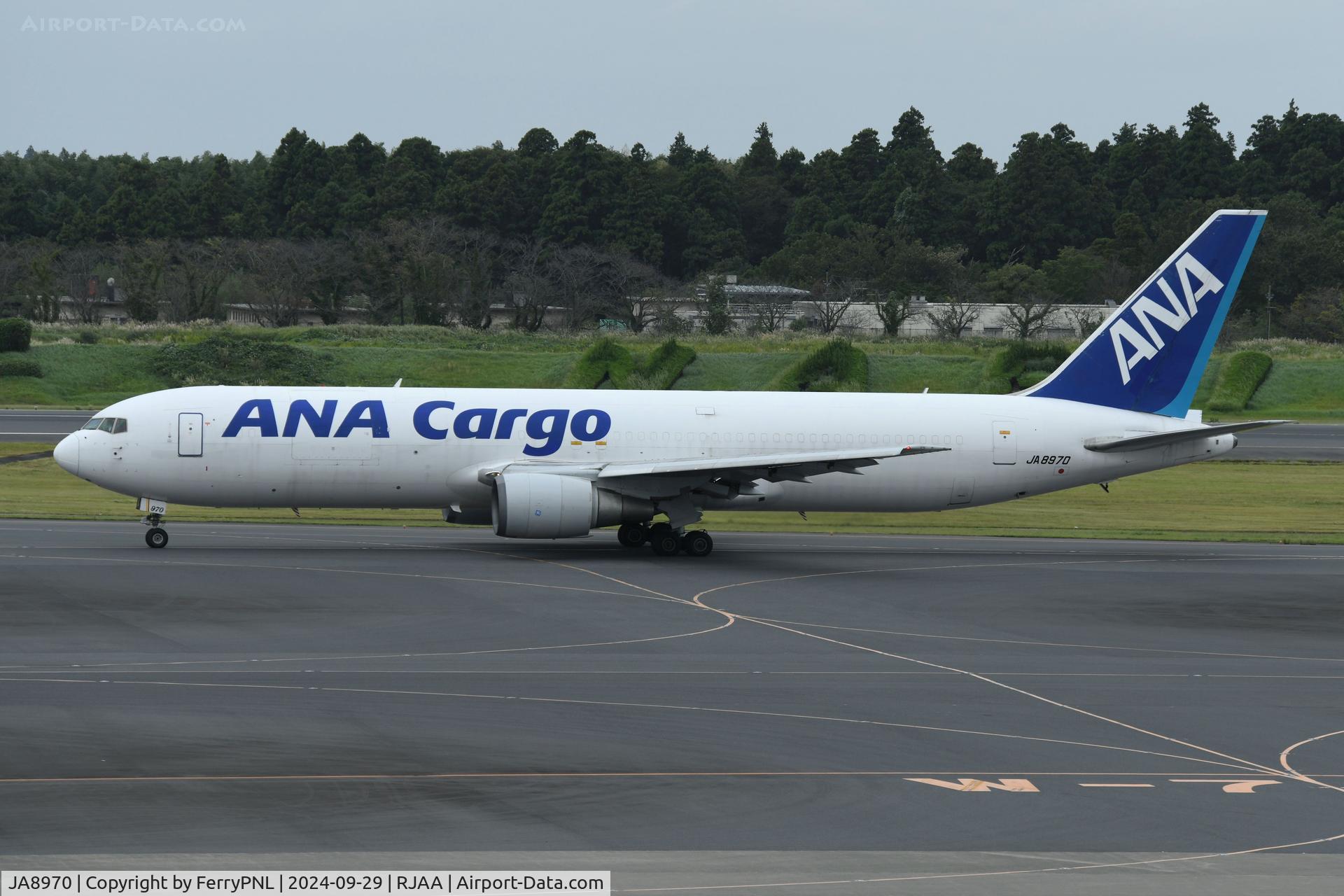 JA8970, 1997 Boeing 767-381/ER C/N 25619, ANA Cargo B763F for departure