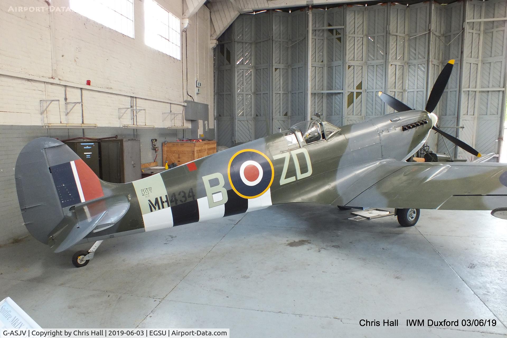 G-ASJV, 1943 Supermarine 361 Spitfire LF.IXb C/N CBAF.IX.552, IWM Duxford