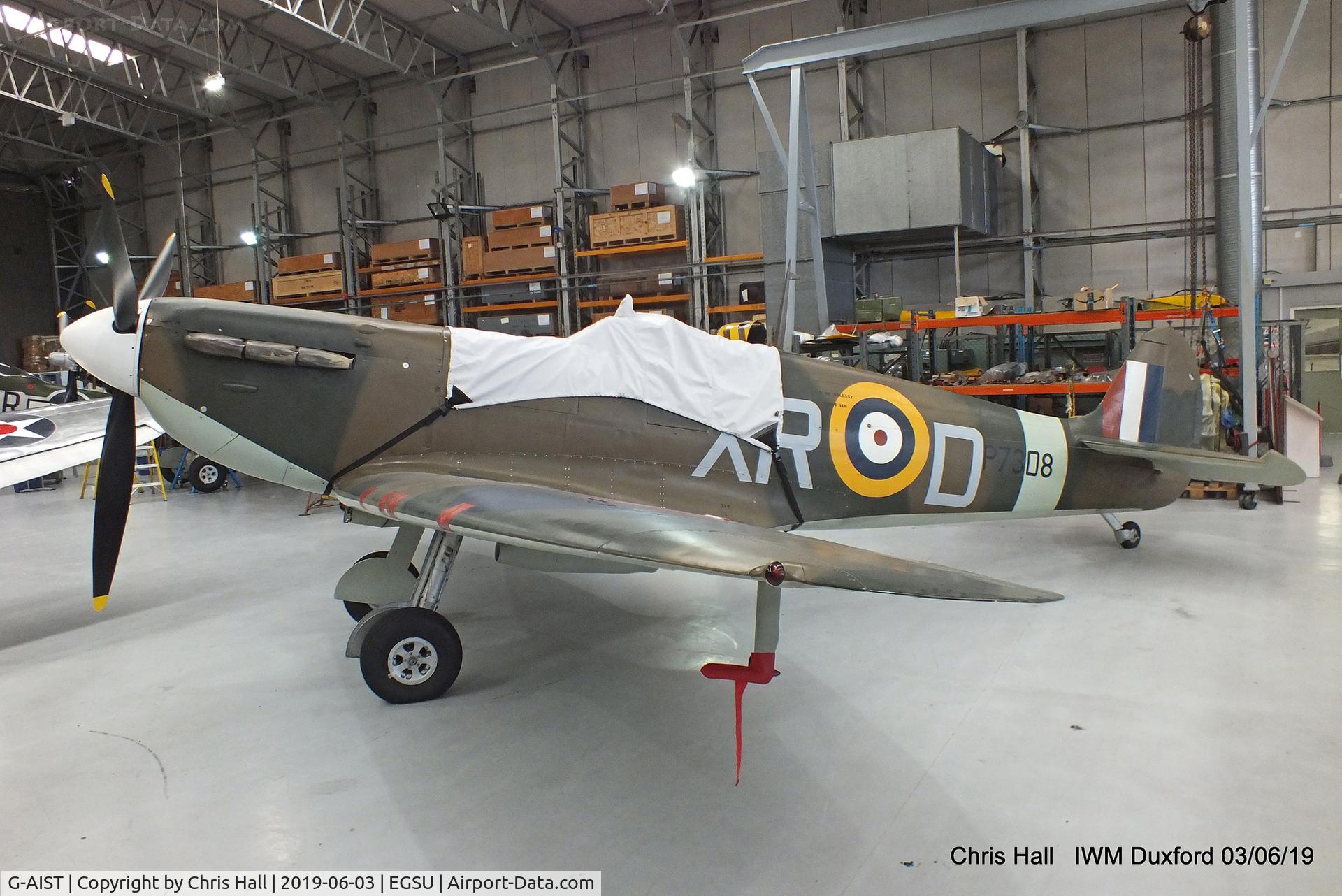 G-AIST, 1941 Supermarine 300 Spitfire Mk1A C/N WASP/20/2, IWM Duxford