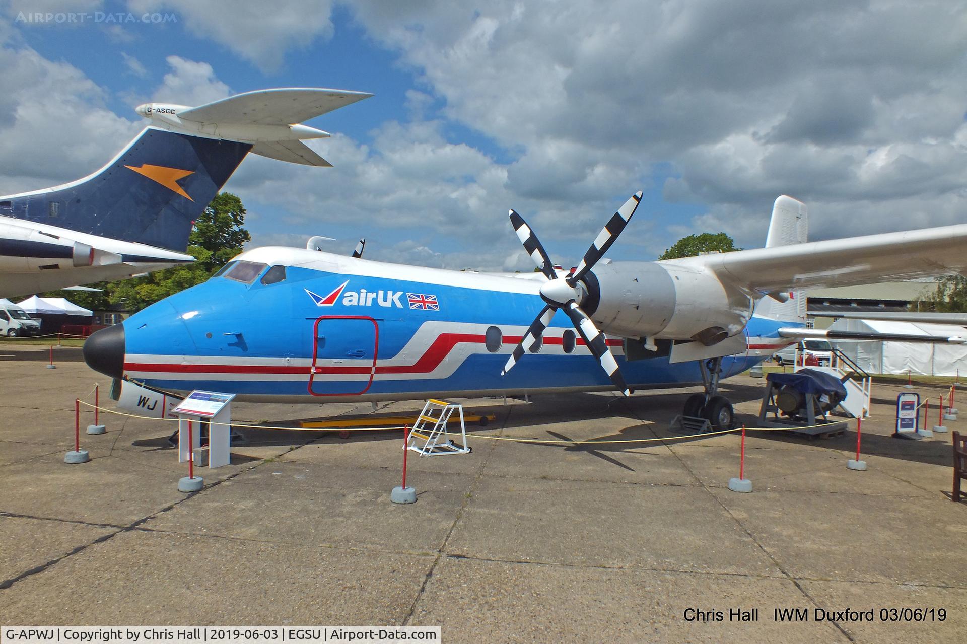 G-APWJ, 1963 Handley Page HPR-7 Herald 201 C/N 158, IWM Duxford
