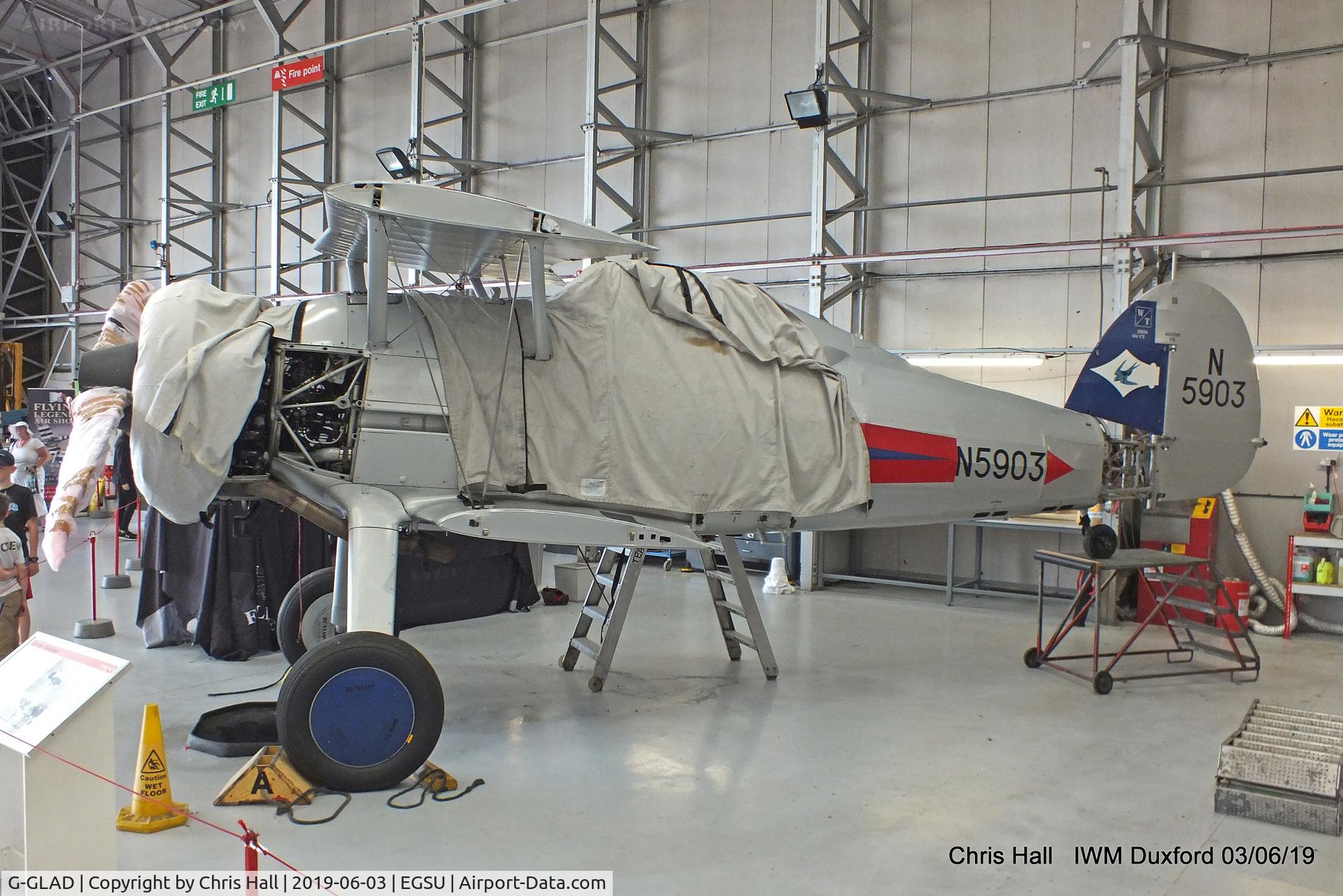 G-GLAD, 1939 Gloster Gladiator Mk2 C/N G5/75751, IWM Duxford