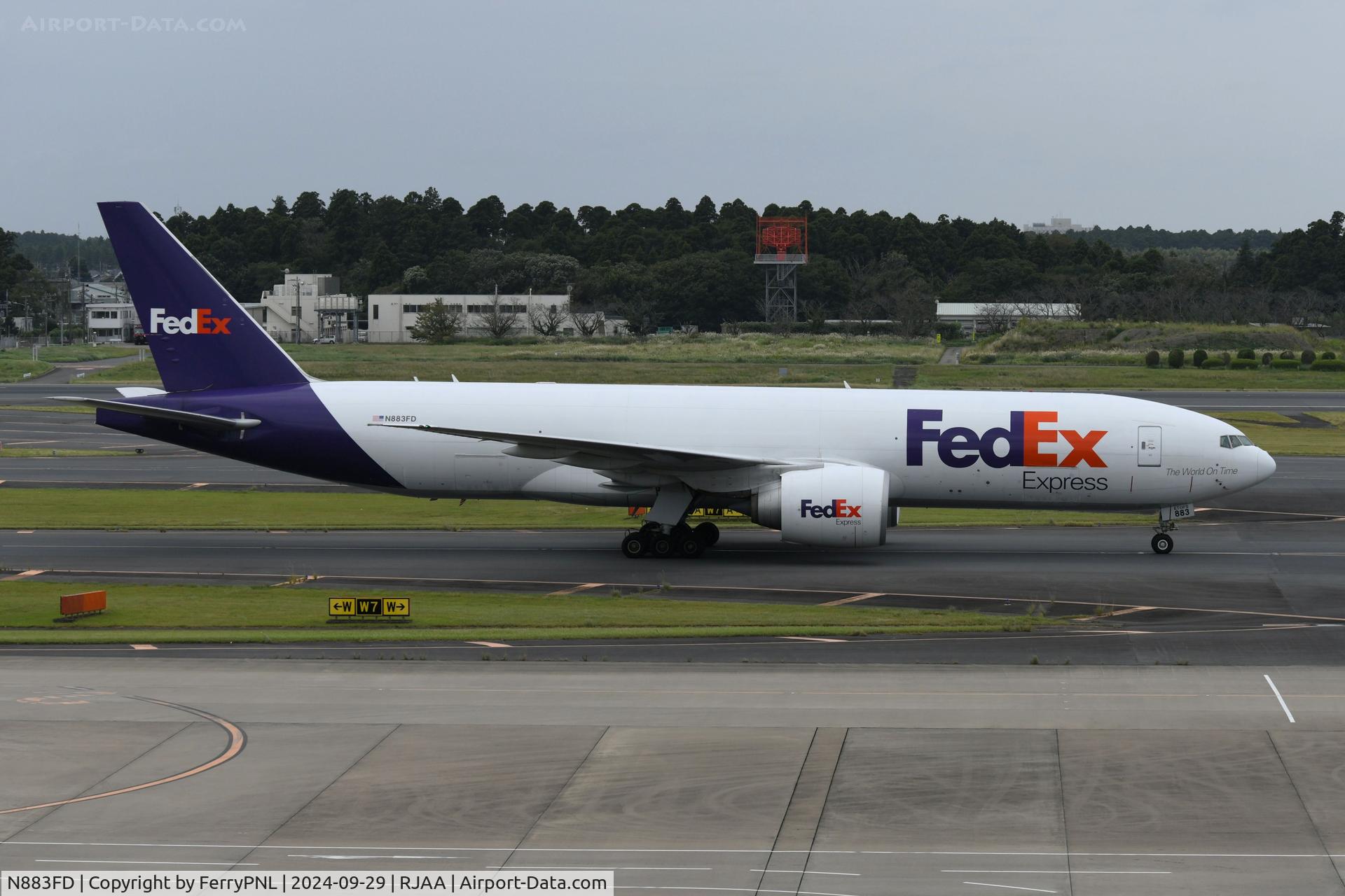 N883FD, 2010 Boeing 777-FHT C/N 39285, Arrival of Fedex B772F