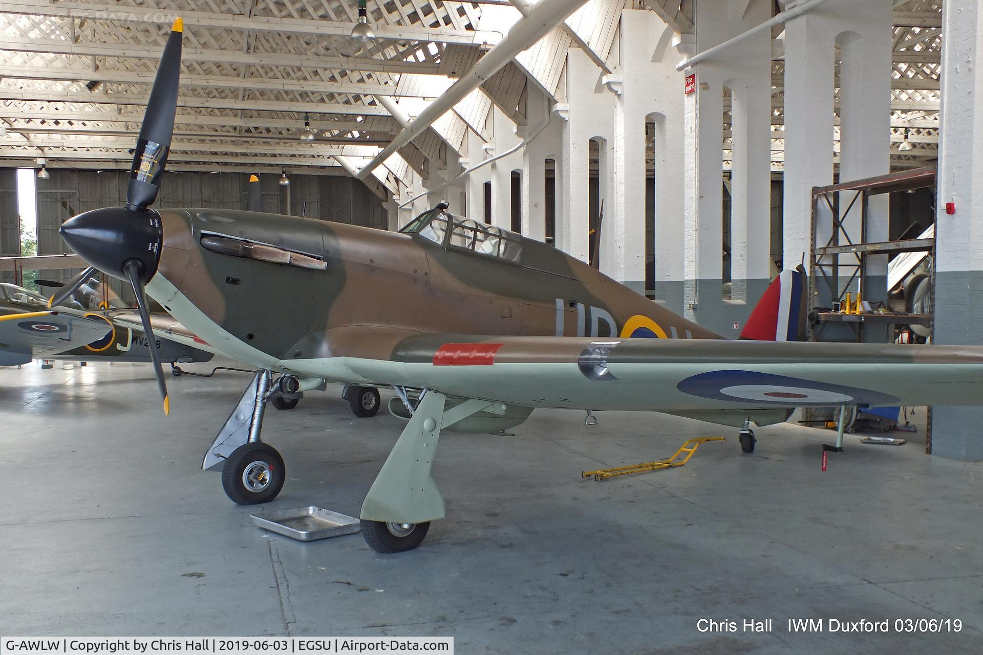 G-AWLW, 1944 Hawker (CCF) Hurricane Mk2B C/N 42012, IWM Duxford