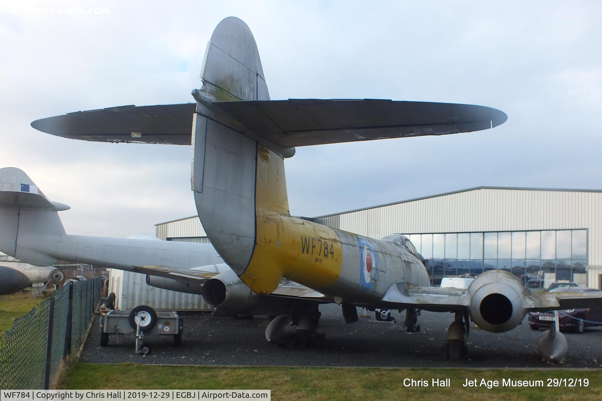 WF784, Gloster Meteor T.7 C/N Not found WF784, Jet Age Museum, Staverton
