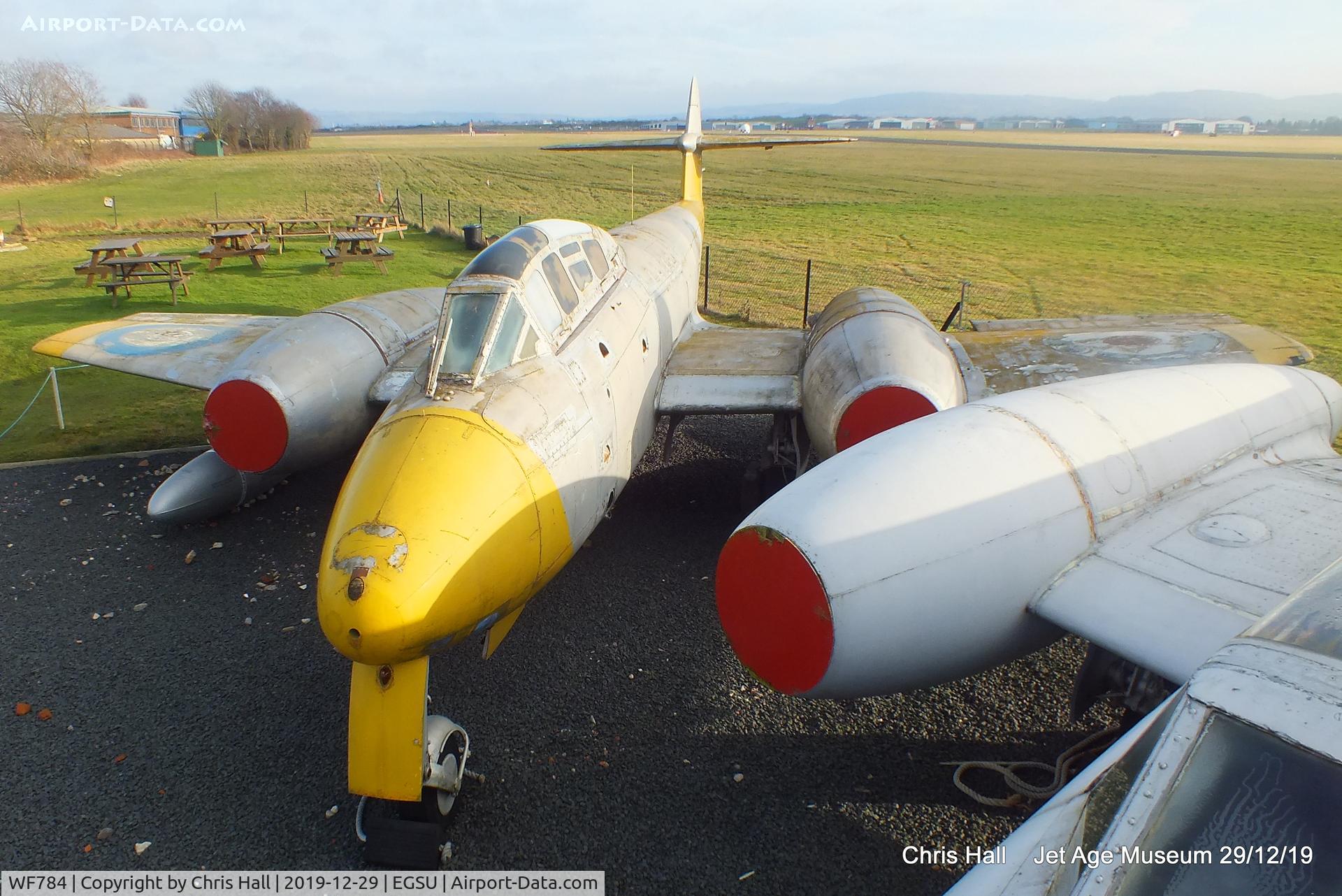 WF784, Gloster Meteor T.7 C/N Not found WF784, Jet Age Museum, Staverton