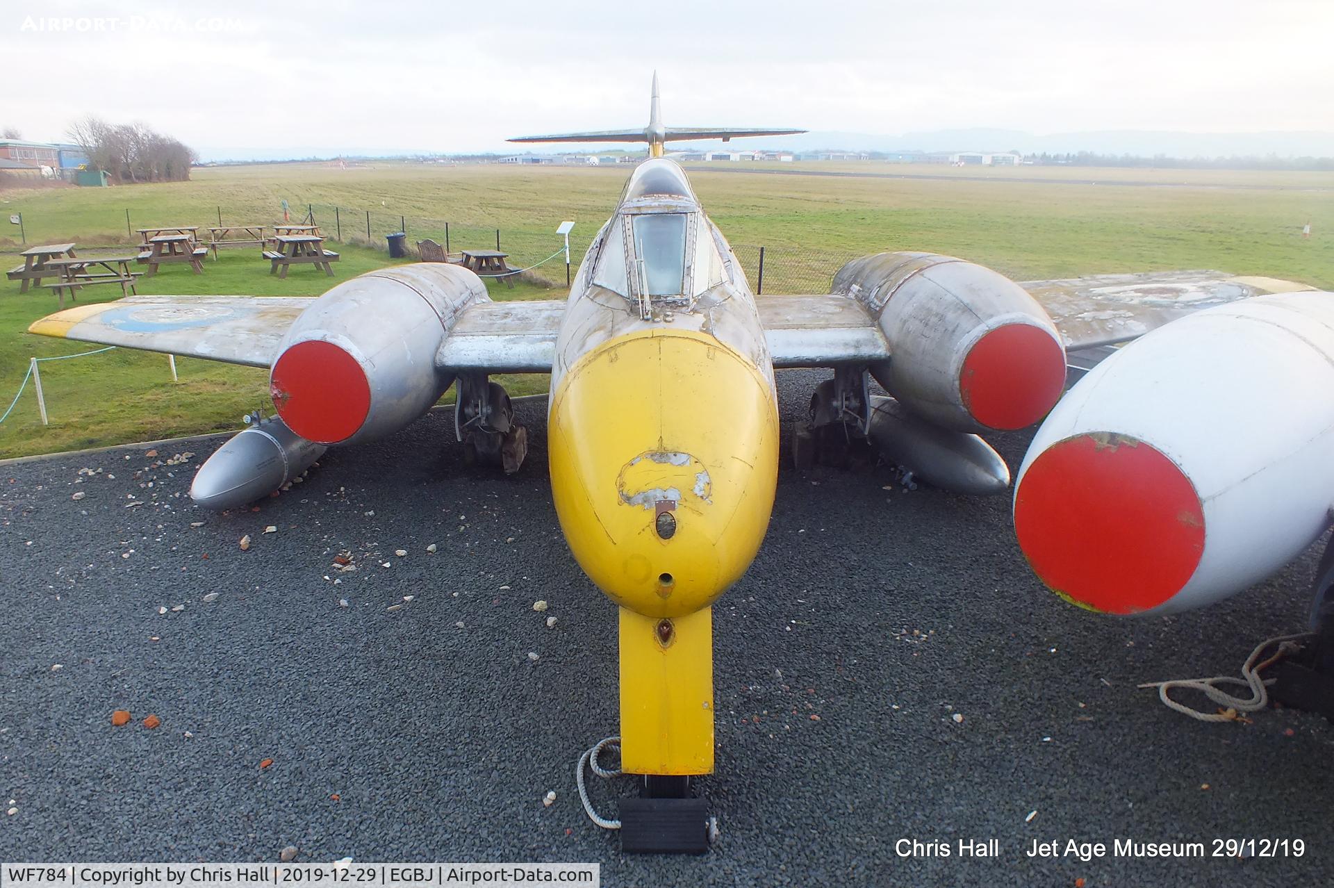 WF784, Gloster Meteor T.7 C/N Not found WF784, Jet Age Museum, Staverton