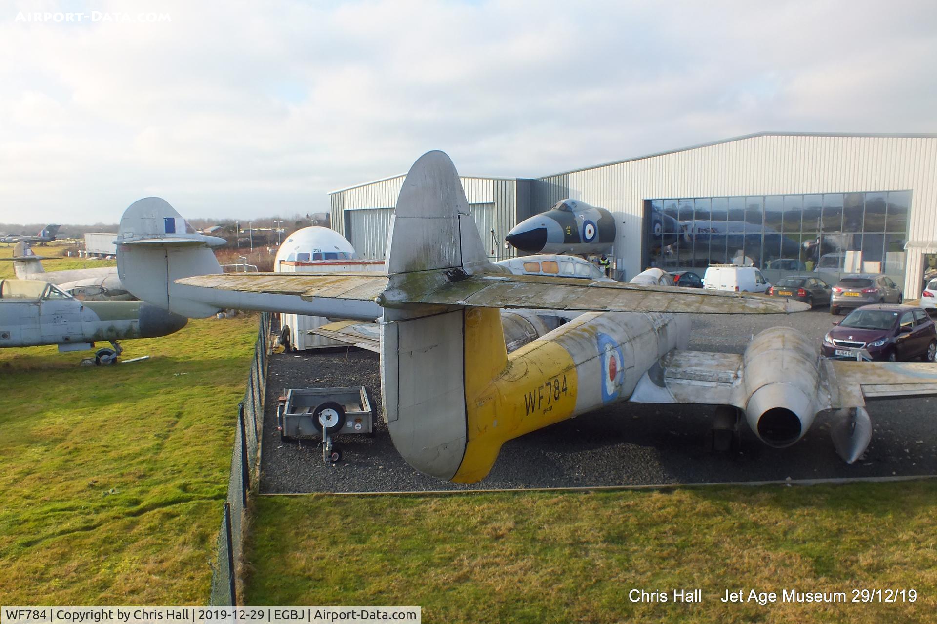 WF784, Gloster Meteor T.7 C/N Not found WF784, Jet Age Museum, Staverton