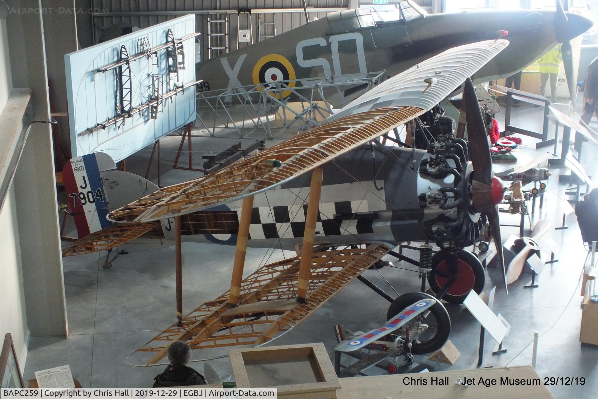 BAPC259, Gloster Gamecock Replica C/N BAPC.259, Jet Age Museum, Staverton