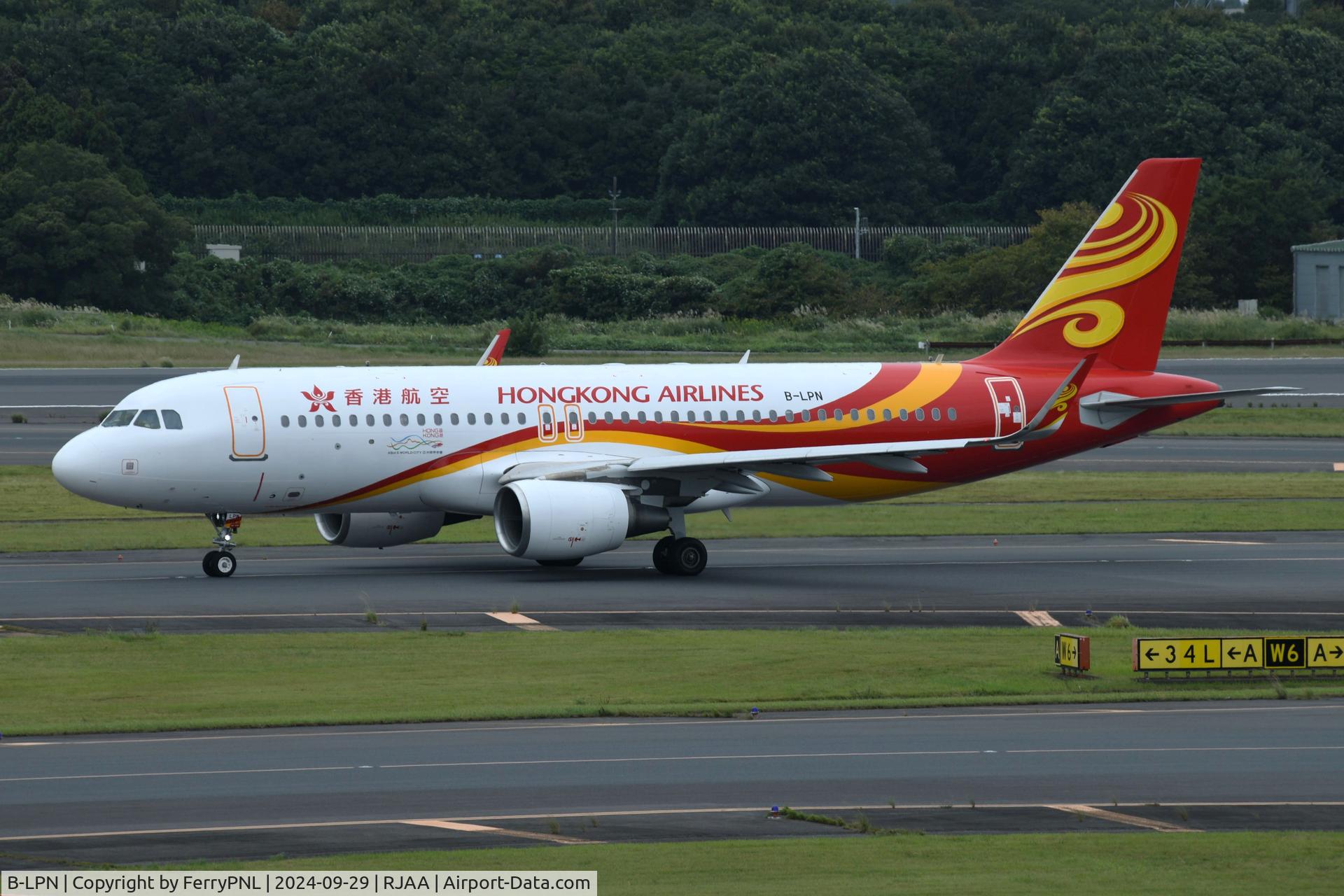 B-LPN, 2015 Airbus A320-214 C/N 6442, Arrival of Hongkong Airlines A320