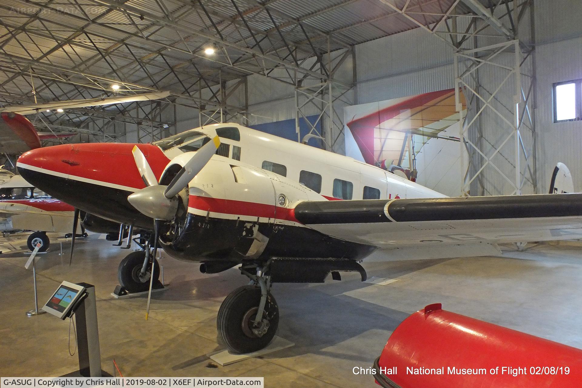 G-ASUG, Beech E18S C/N BA-111, National Museum of Flight, East Fortune