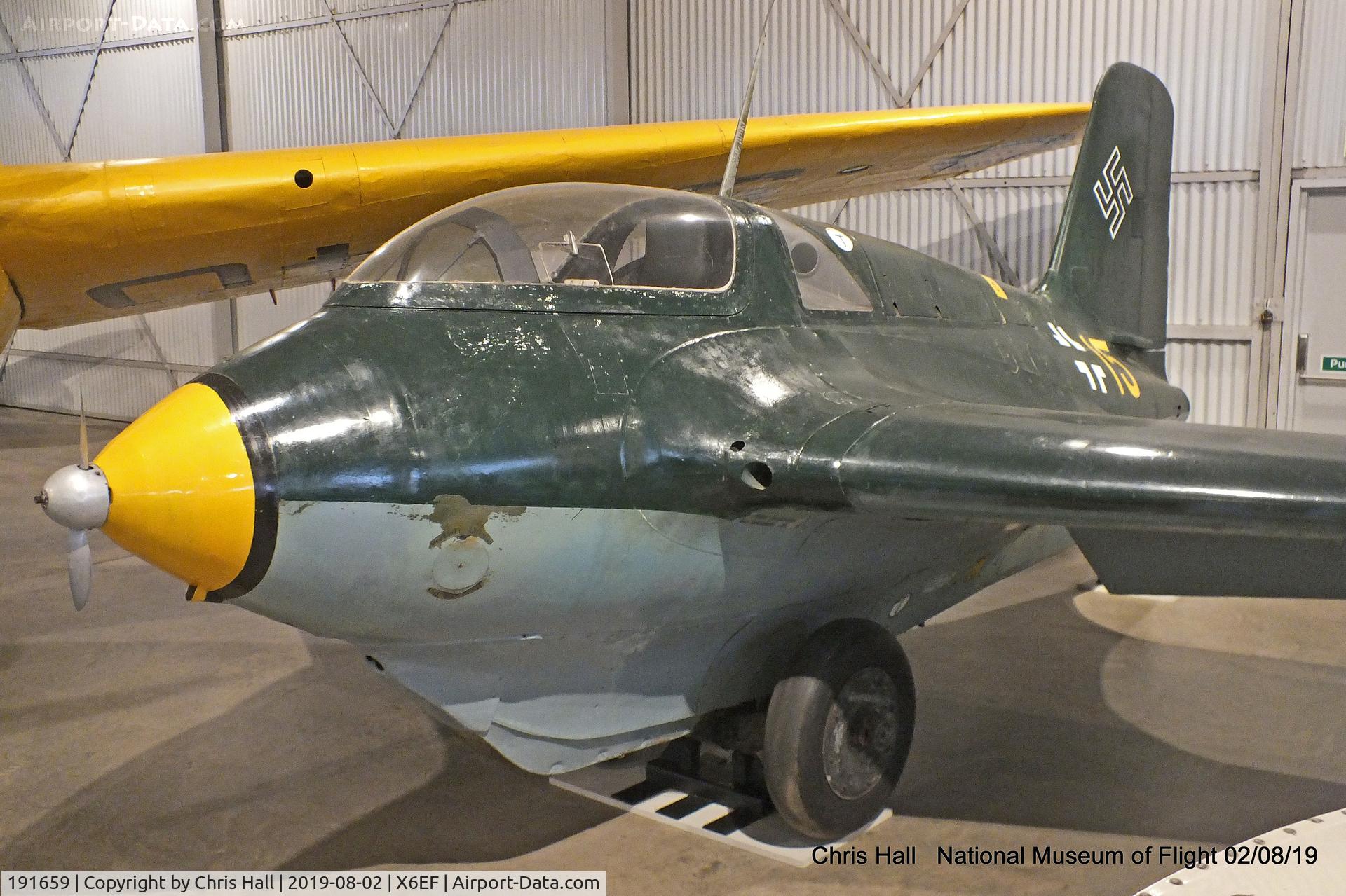 191659, Messerschmitt Me-163B-1a Komet C/N 191659, National Museum of Flight, East Fortune