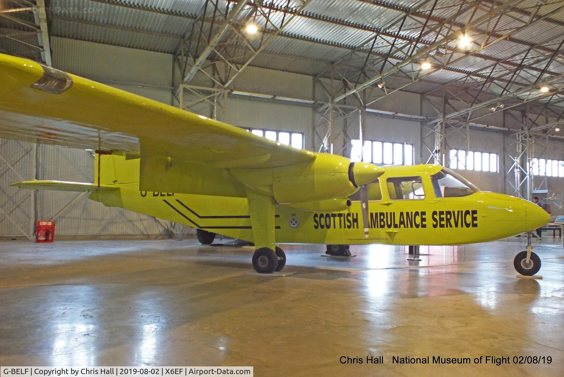 G-BELF, 1977 Britten-Norman BN-2A-26 Islander C/N 823, National Museum of Flight, East Fortune