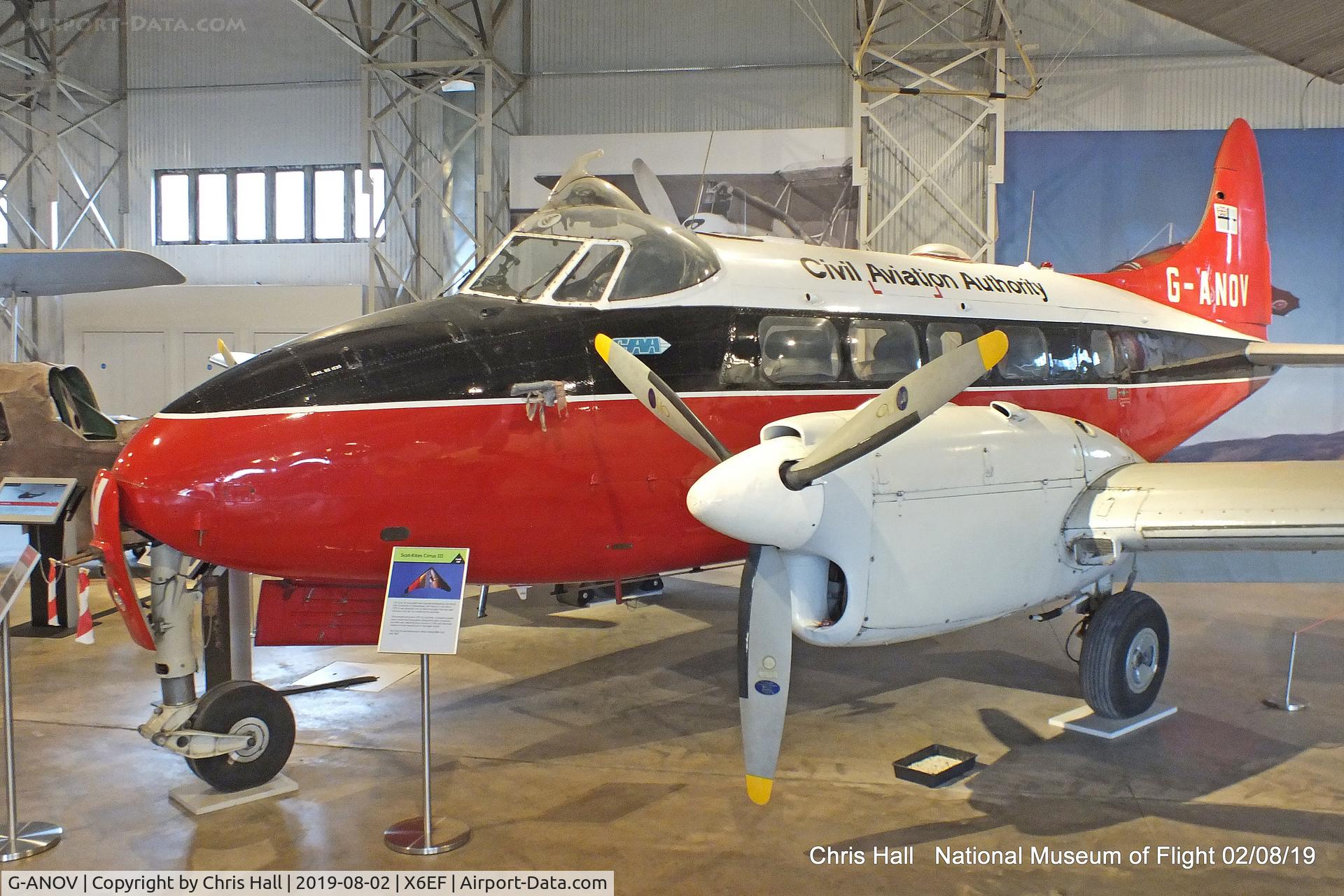 G-ANOV, 1954 De Havilland DH-104 Dove 6 C/N 04445, National Museum of Flight, East Fortune