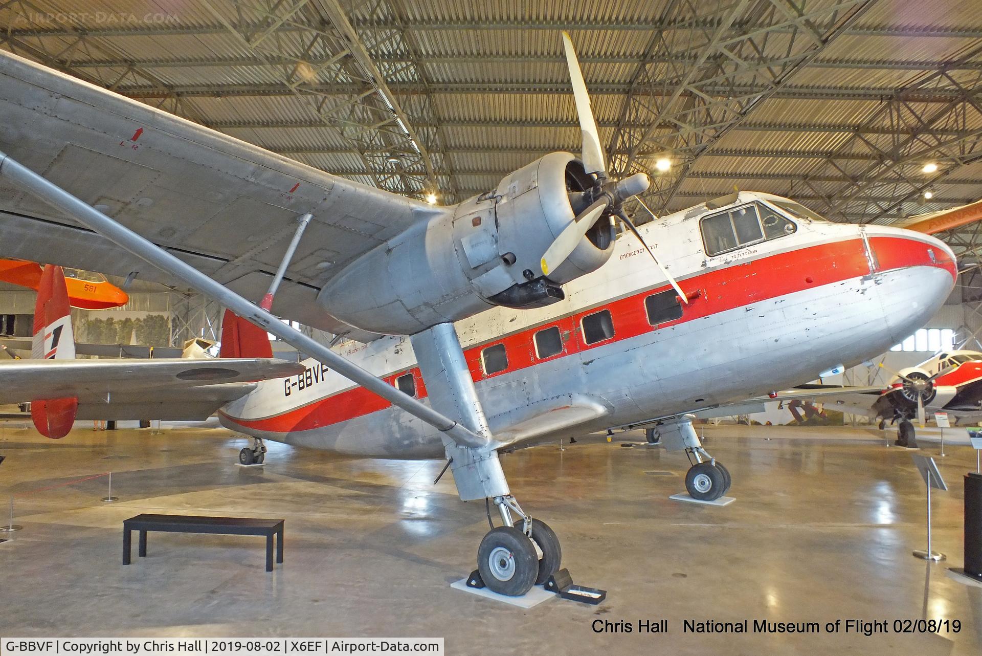 G-BBVF, 1959 Scottish Aviation Twin Pioneer Srs3 C/N 558, National Museum of Flight, East Fortune