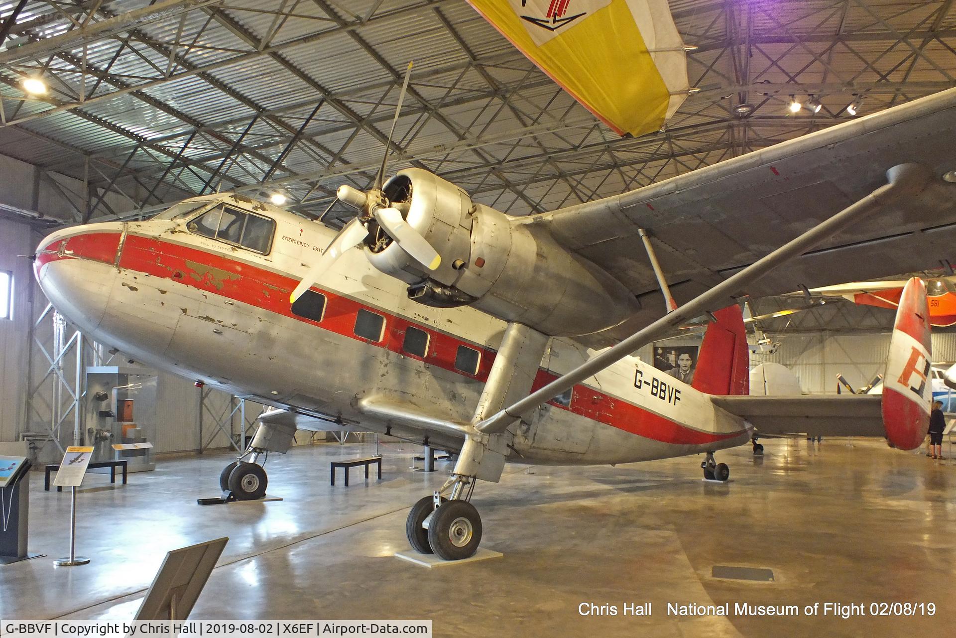 G-BBVF, 1959 Scottish Aviation Twin Pioneer Srs3 C/N 558, National Museum of Flight, East Fortune