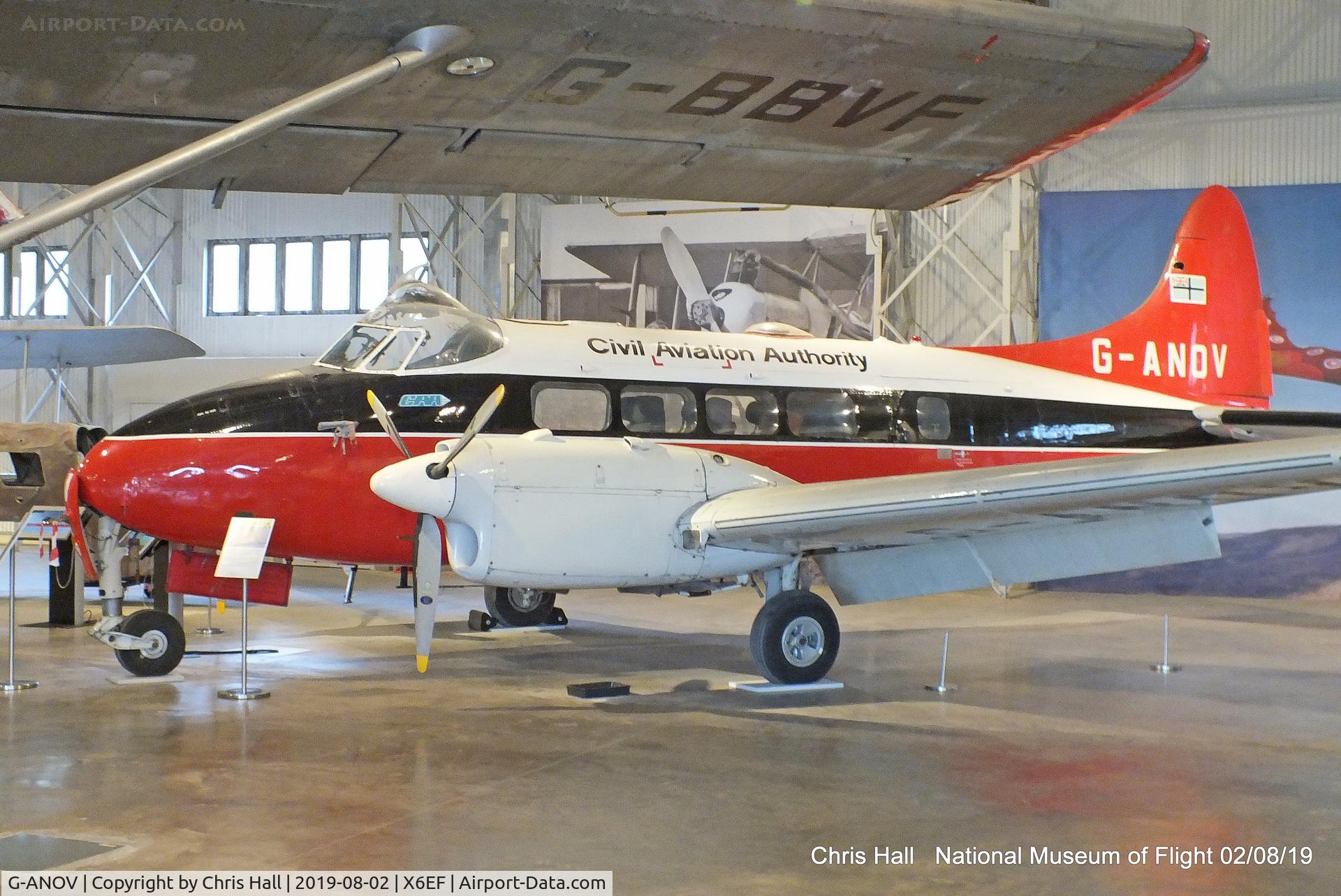 G-ANOV, 1954 De Havilland DH-104 Dove 6 C/N 04445, National Museum of Flight, East Fortune