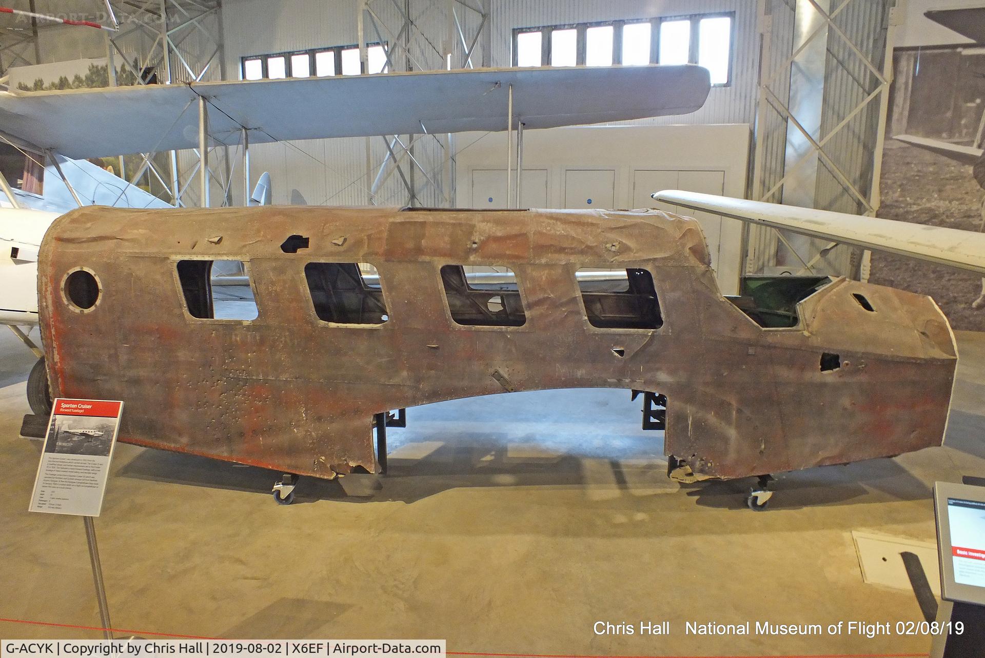G-ACYK, 1936 Spartan Cruiser MK3 C/N 101, National Museum of Flight, East Fortune