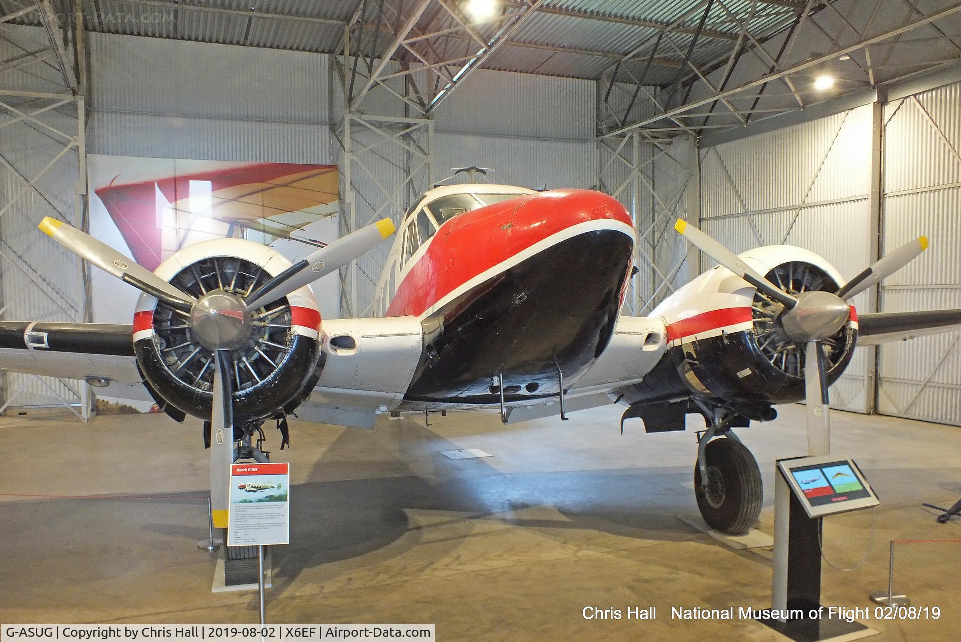 G-ASUG, Beech E18S C/N BA-111, National Museum of Flight, East Fortune