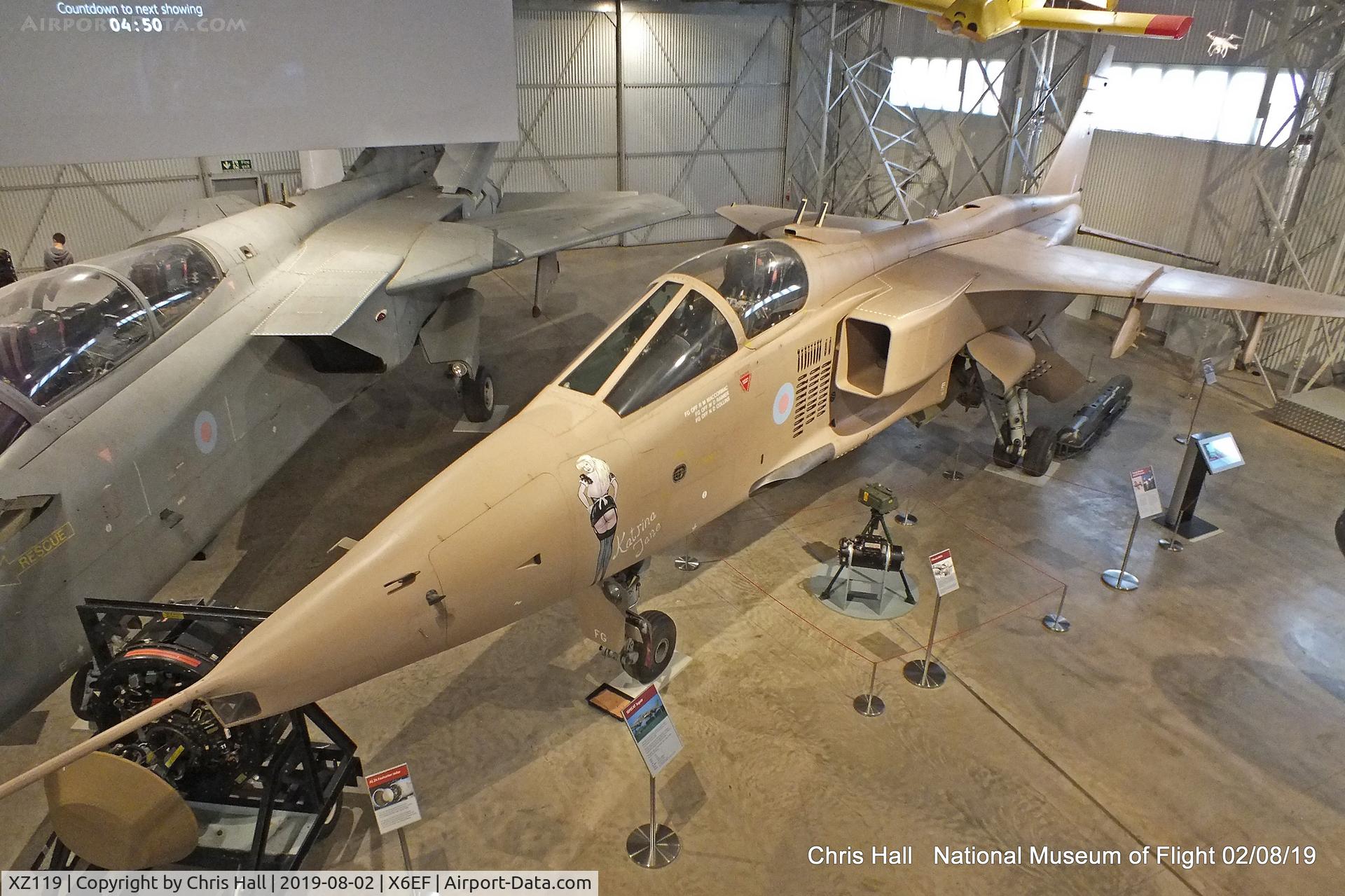 XZ119, 1976 Sepecat Jaguar GR.1A C/N S.120, National Museum of Flight, East Fortune