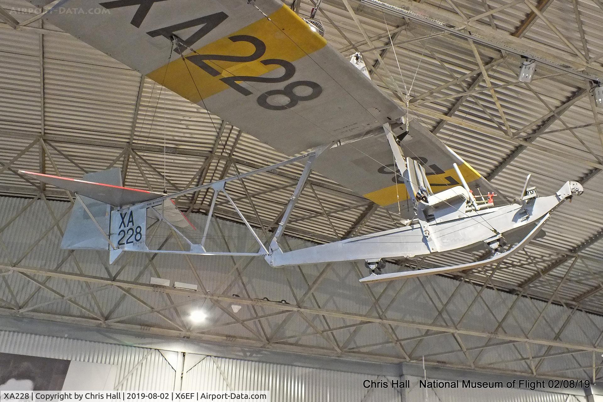 XA228, 1953 Slingsby Grasshopper TX.1 C/N 859, National Museum of Flight, East Fortune