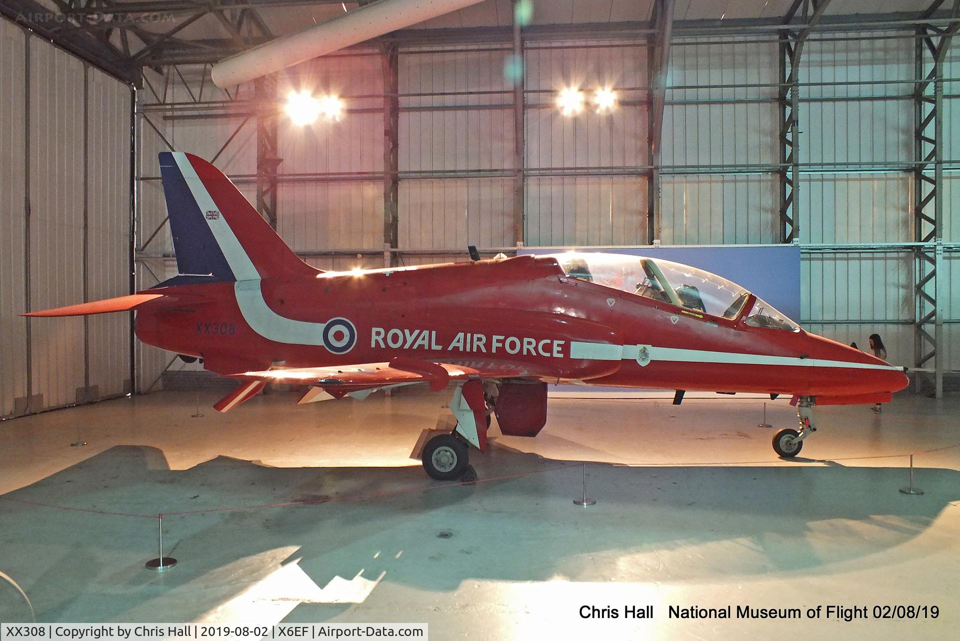 XX308, 1980 Hawker Siddeley Hawk T.1 C/N 143/312133, National Museum of Flight, East Fortune