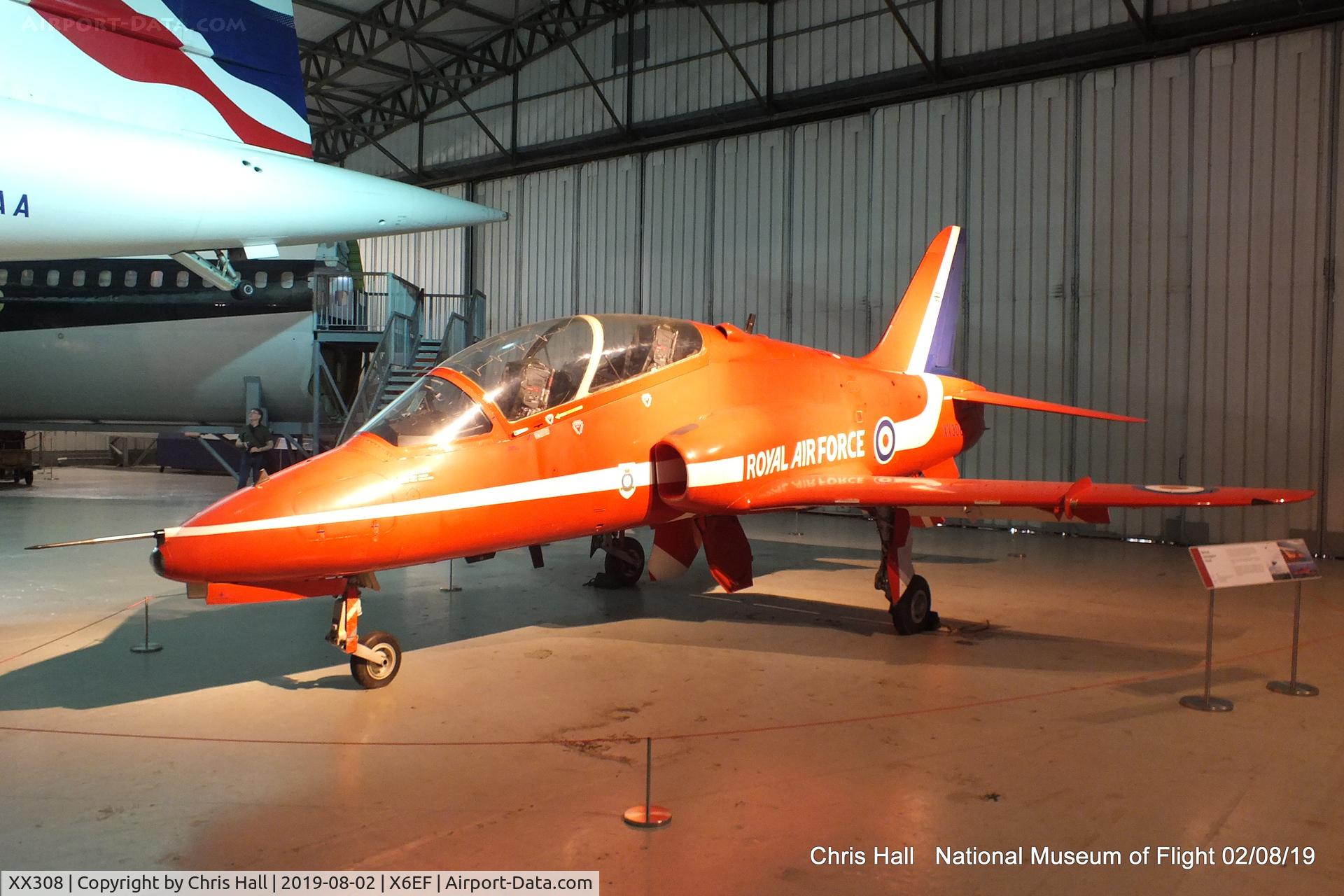 XX308, 1980 Hawker Siddeley Hawk T.1 C/N 143/312133, National Museum of Flight, East Fortune