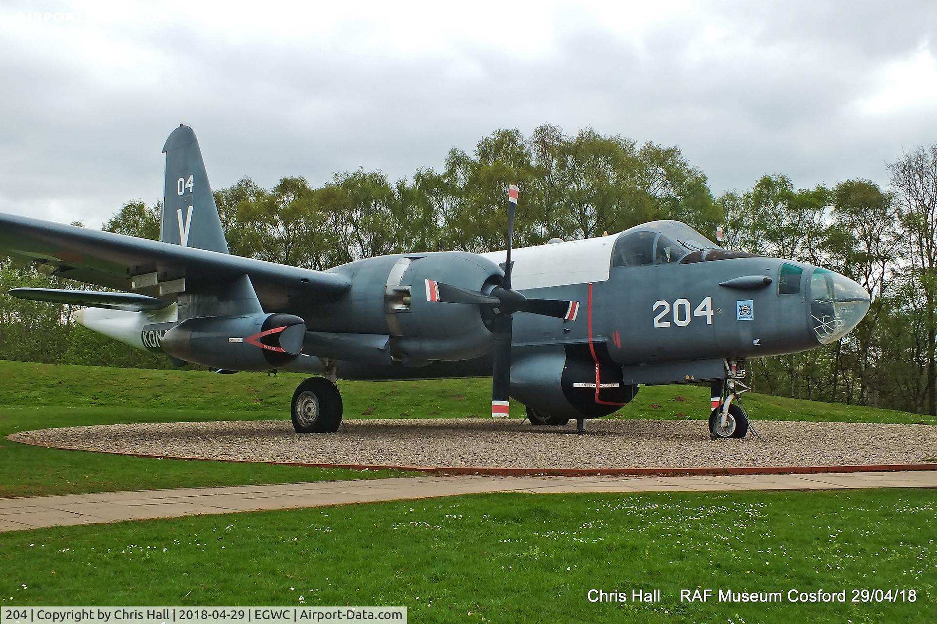 204, Lockheed SP-2H Neptune C/N 726-7251, RAF Museum, Cosford